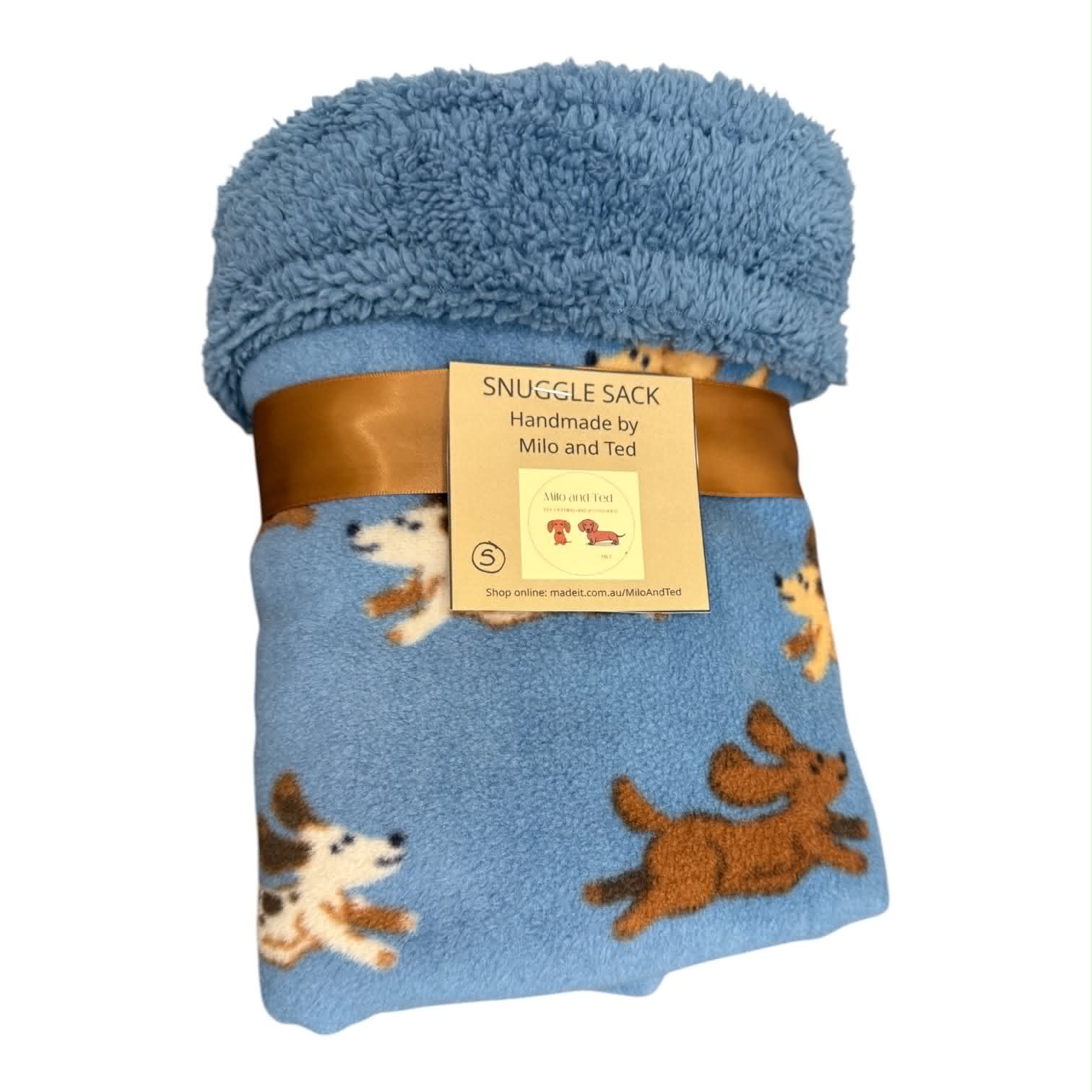 Pet Cozy sleeping snuggle sack for bed. Suits dog, cat, rabbit,lizard