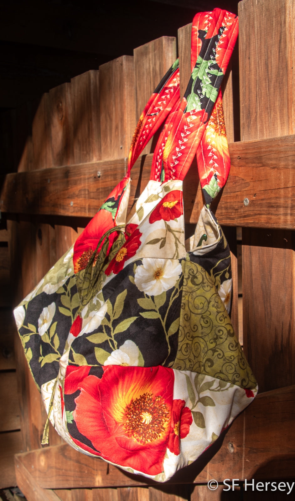 Poppy Handbag or Yarn Bag