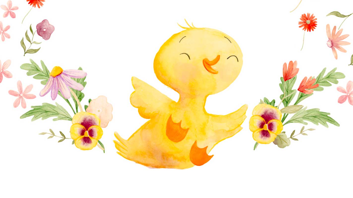 Whimsical Nursery Art watercolour Print 'Little Wings'