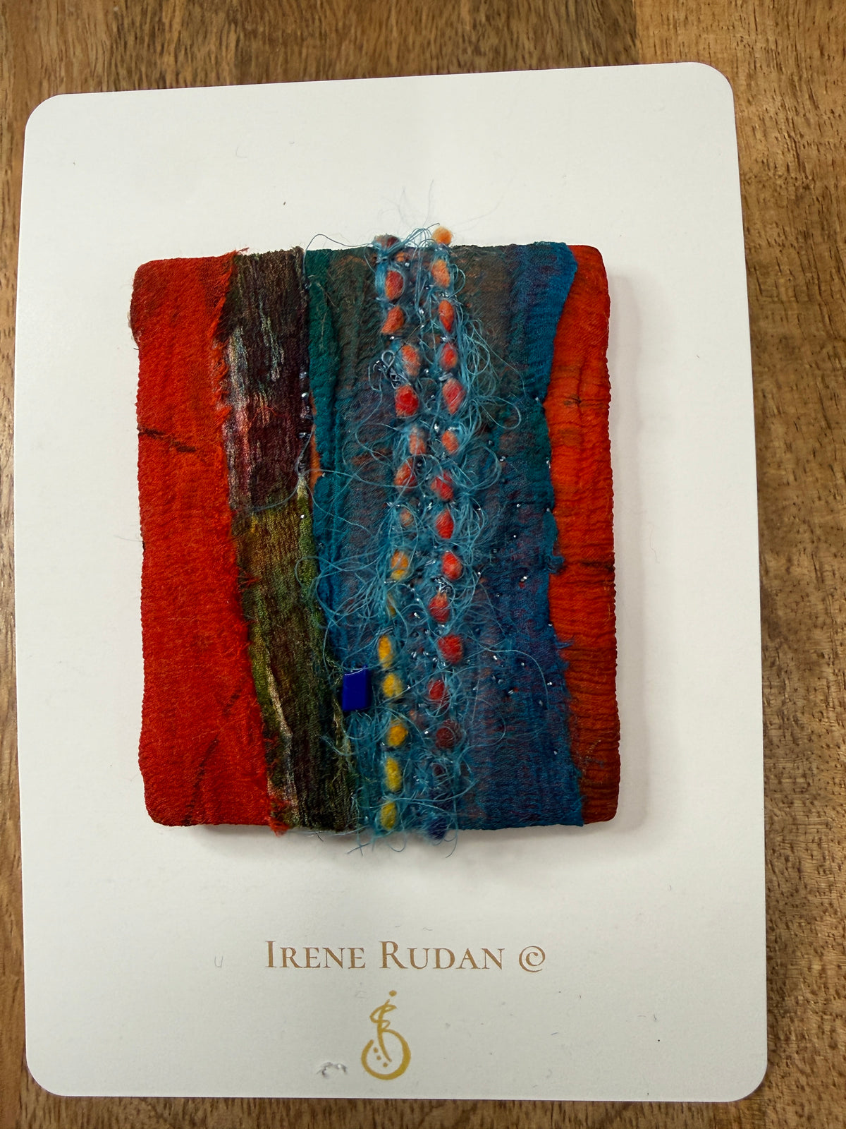 Tracks - A Wearable Art Brooch