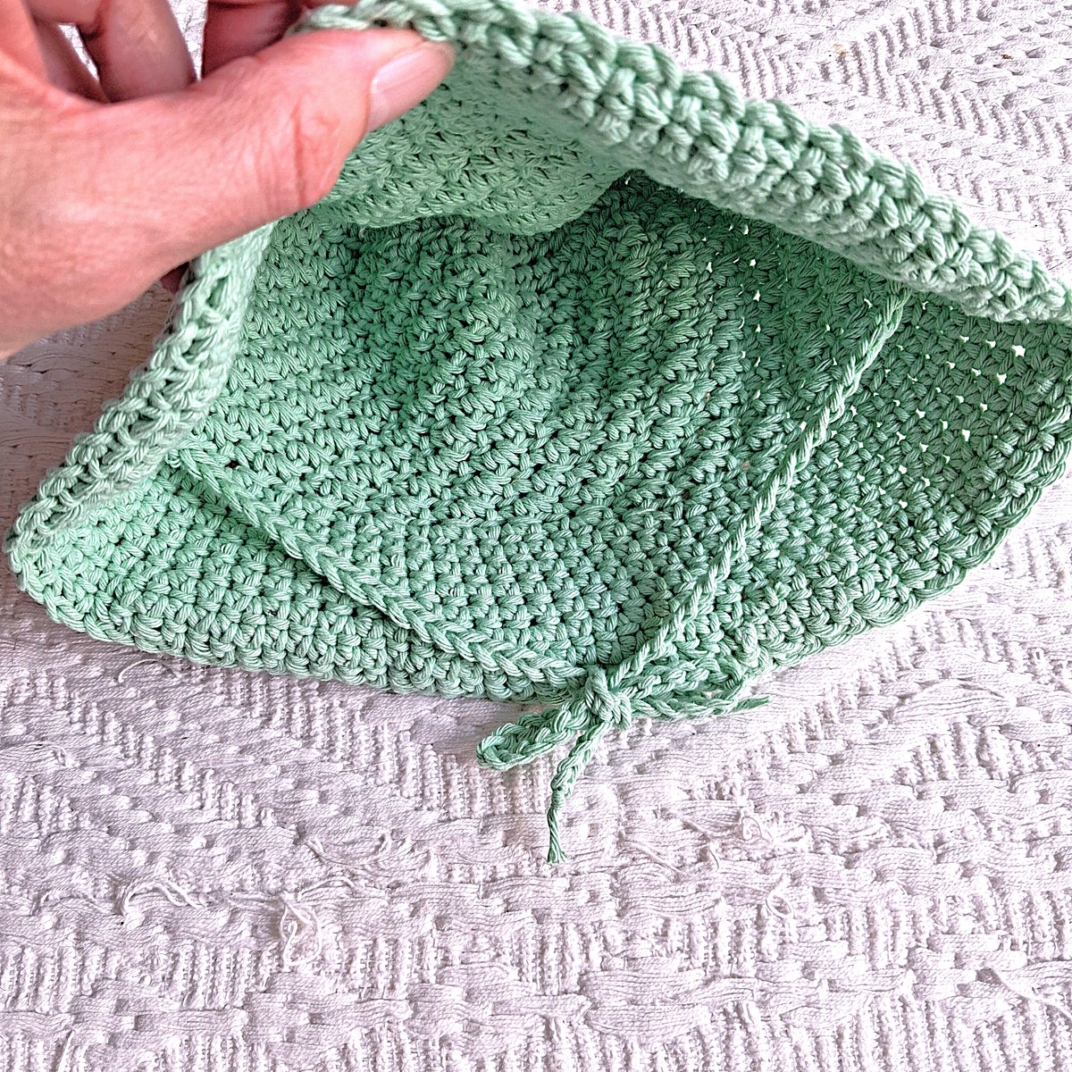 Handmade Crochet Sunhat - 100% Cotton