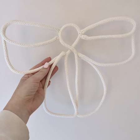 Knitted Bow Wall Decor