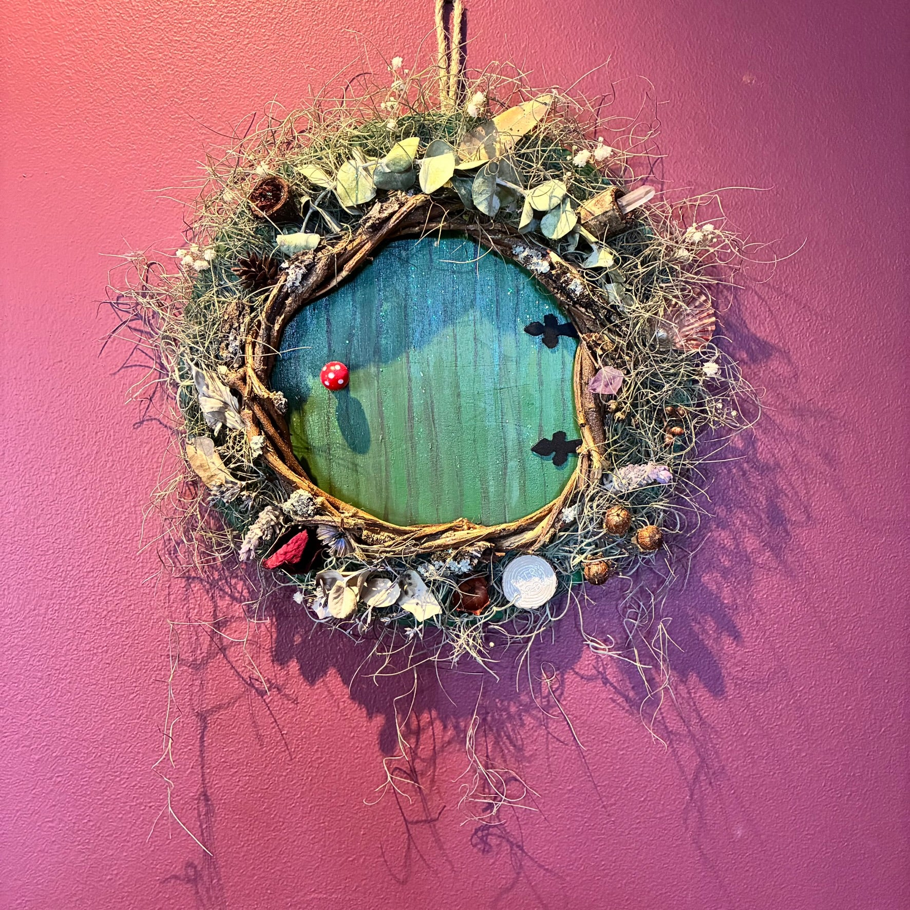 Wreath - Faery Door (Green)