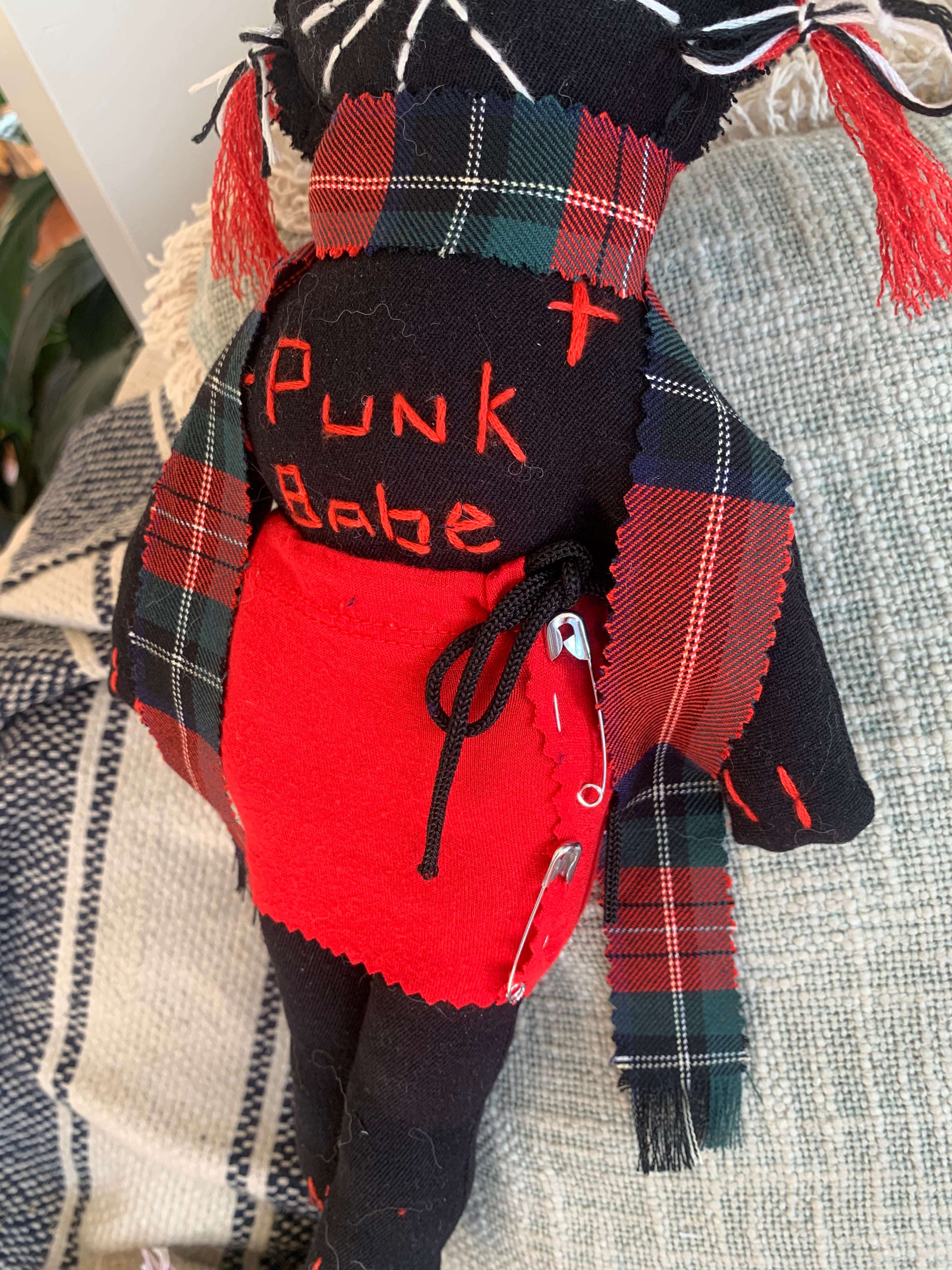 Punk Baby Handmade Recycled Fabric