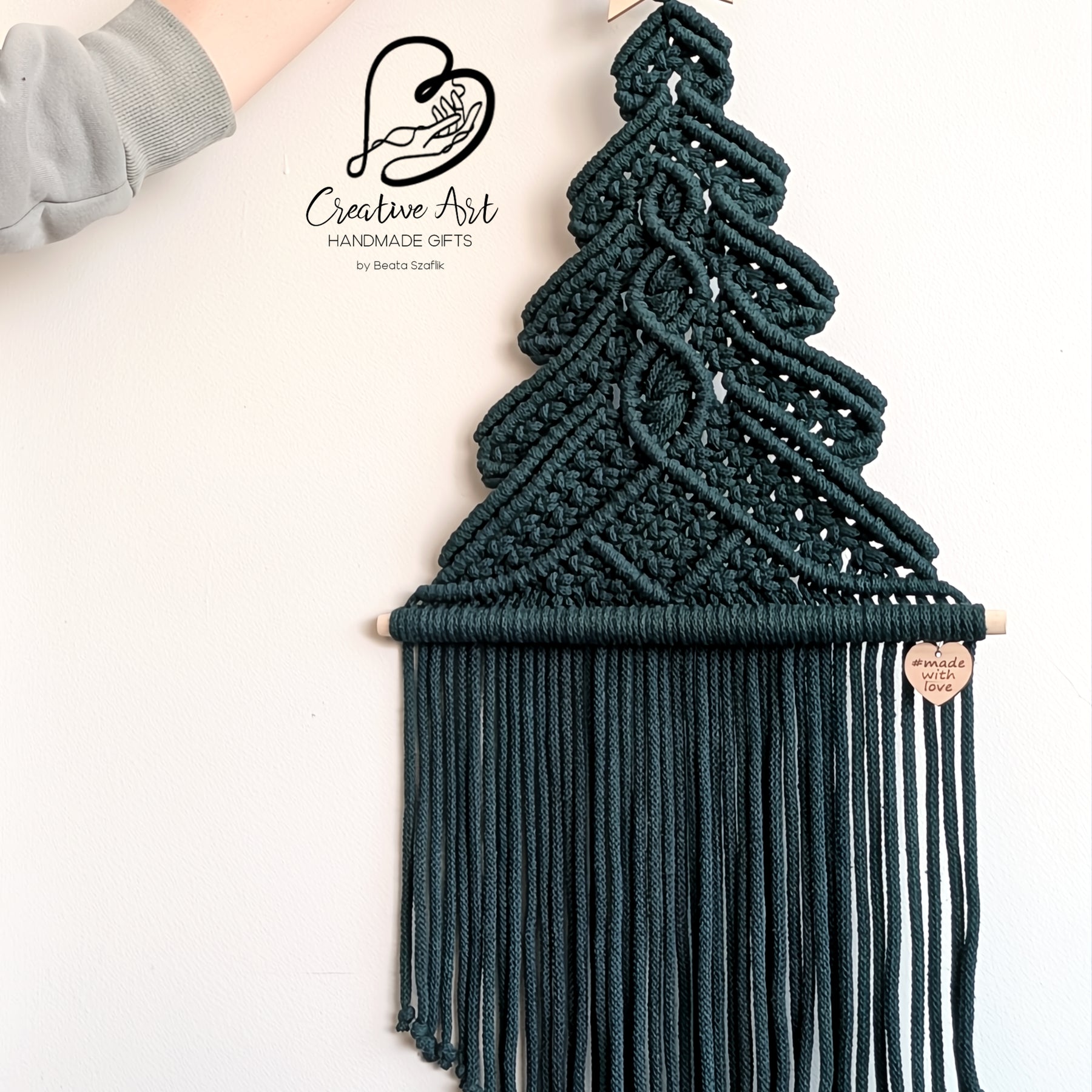 Macrame Christmas Tree wall hanging