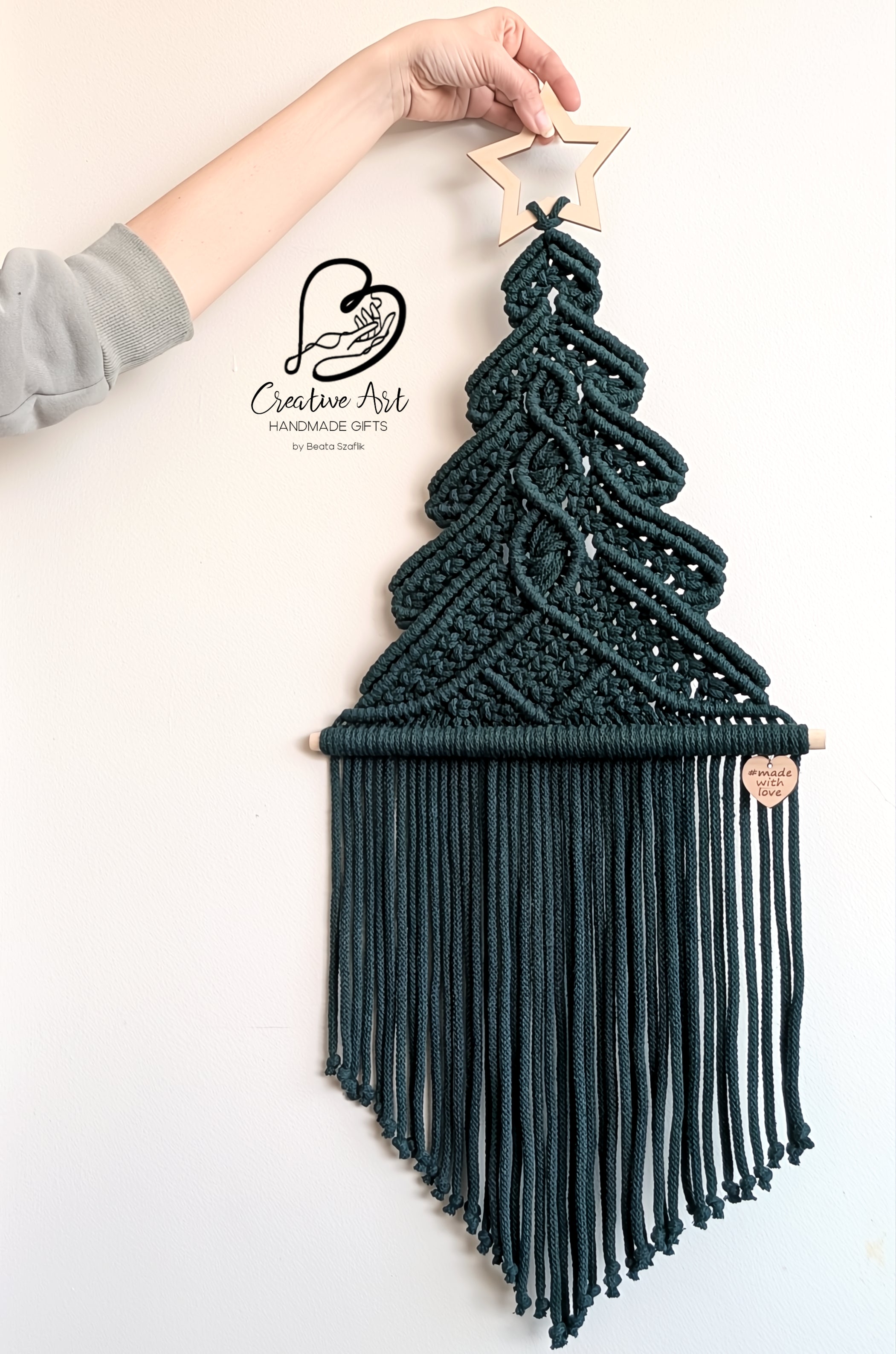 Macrame Christmas Tree wall hanging