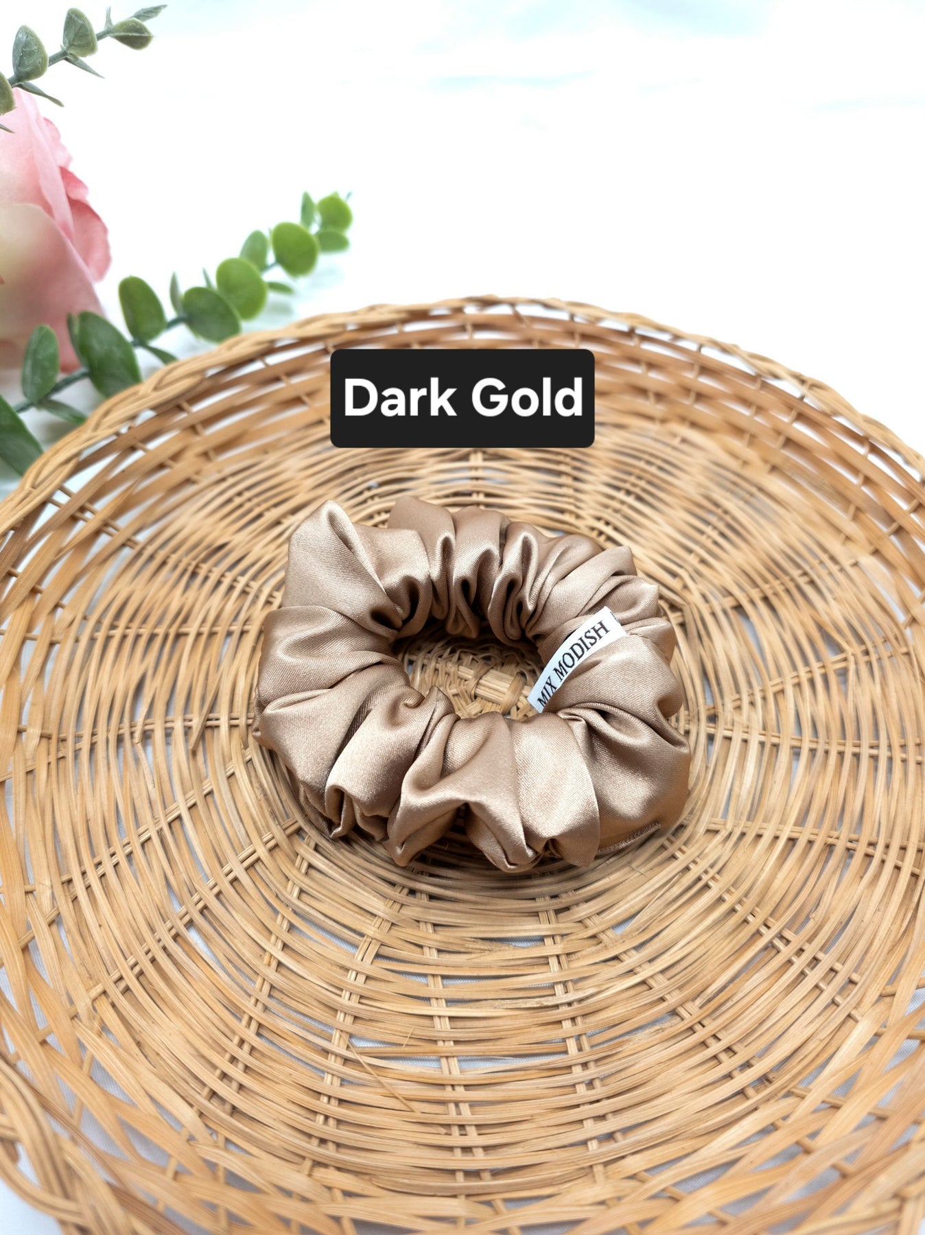Regular Satin Scrunchies, Handmade hair ties, Ponytail Bands
