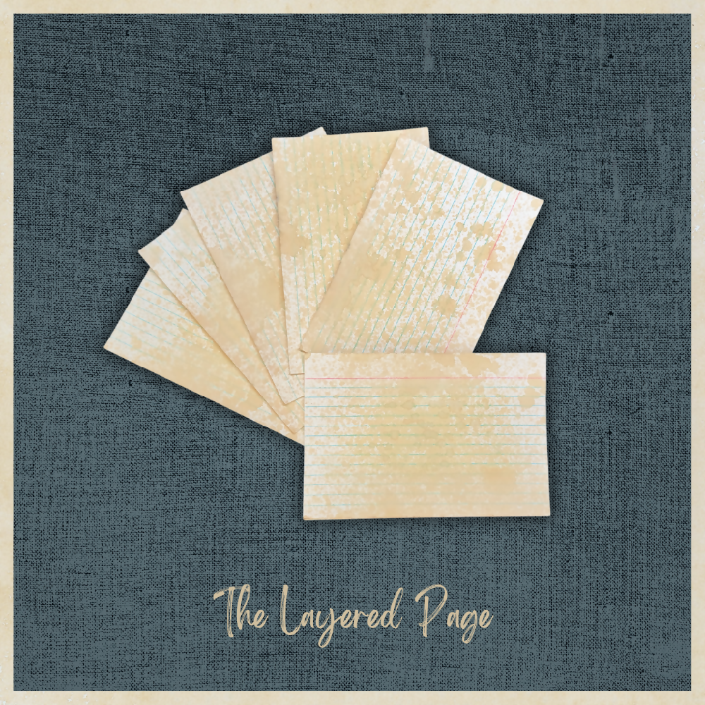 TLP Aged Medium Index Cards 4