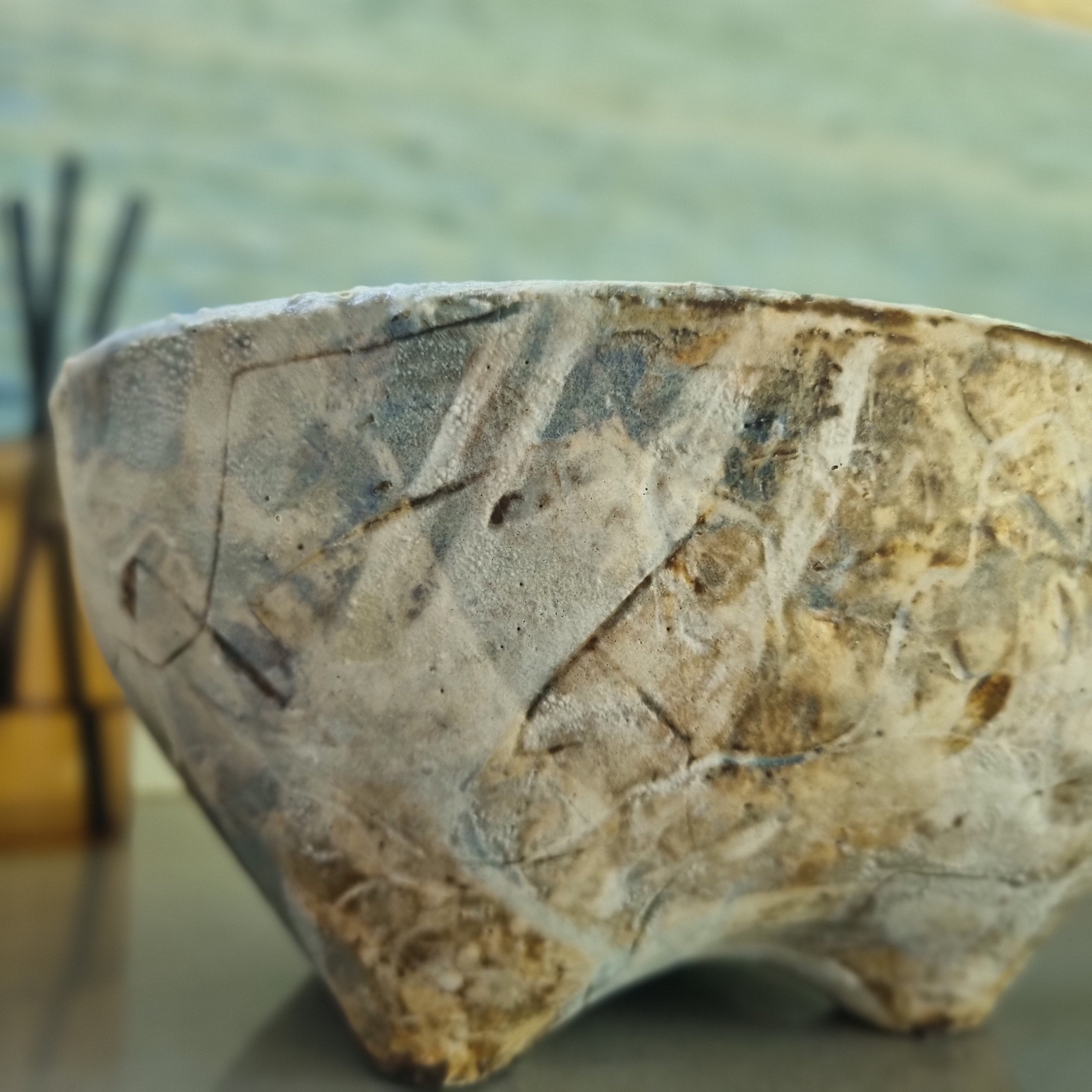 Snow Gum high arched footed bowl