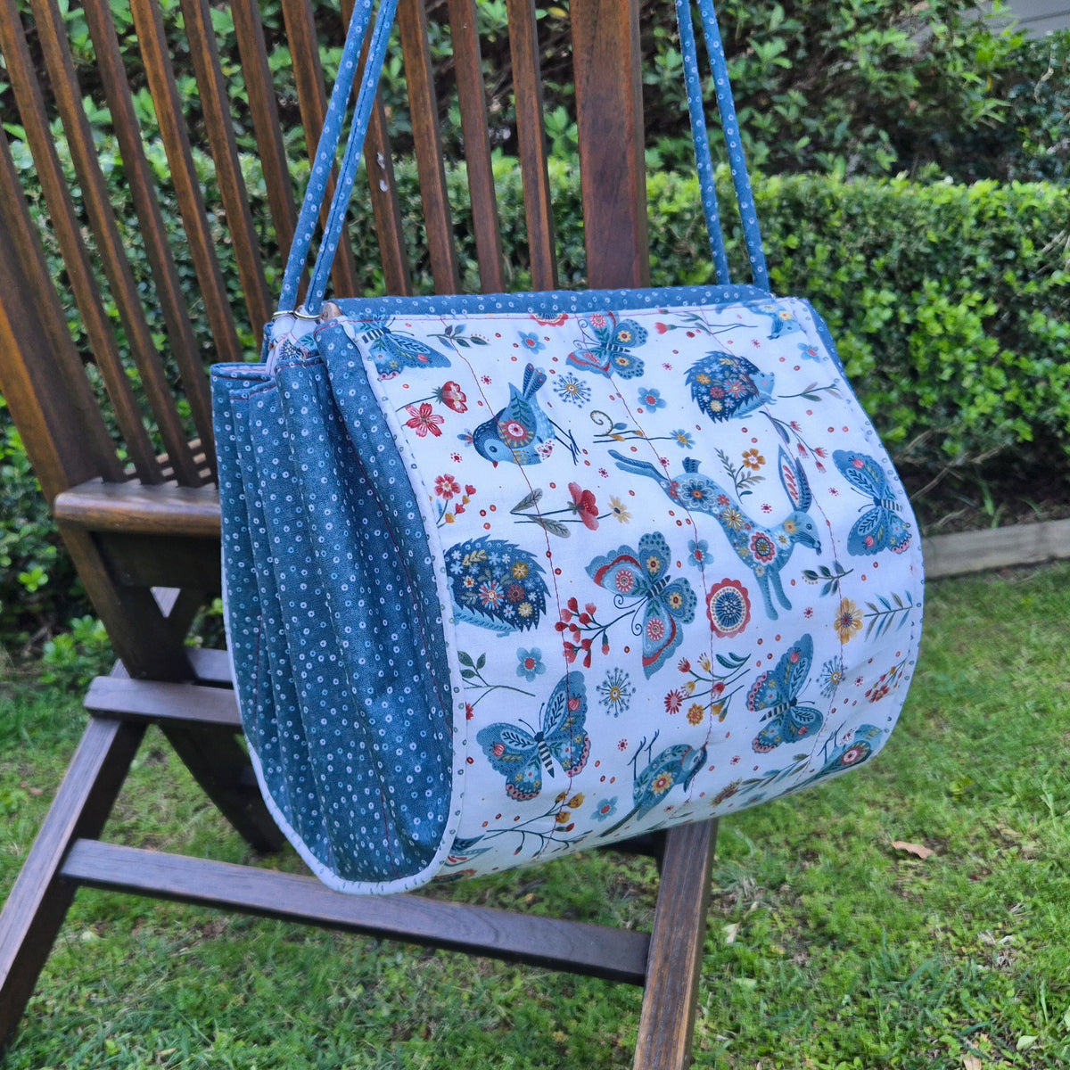 Large Knitting Project Bag – Convertible Shoulder Bag
