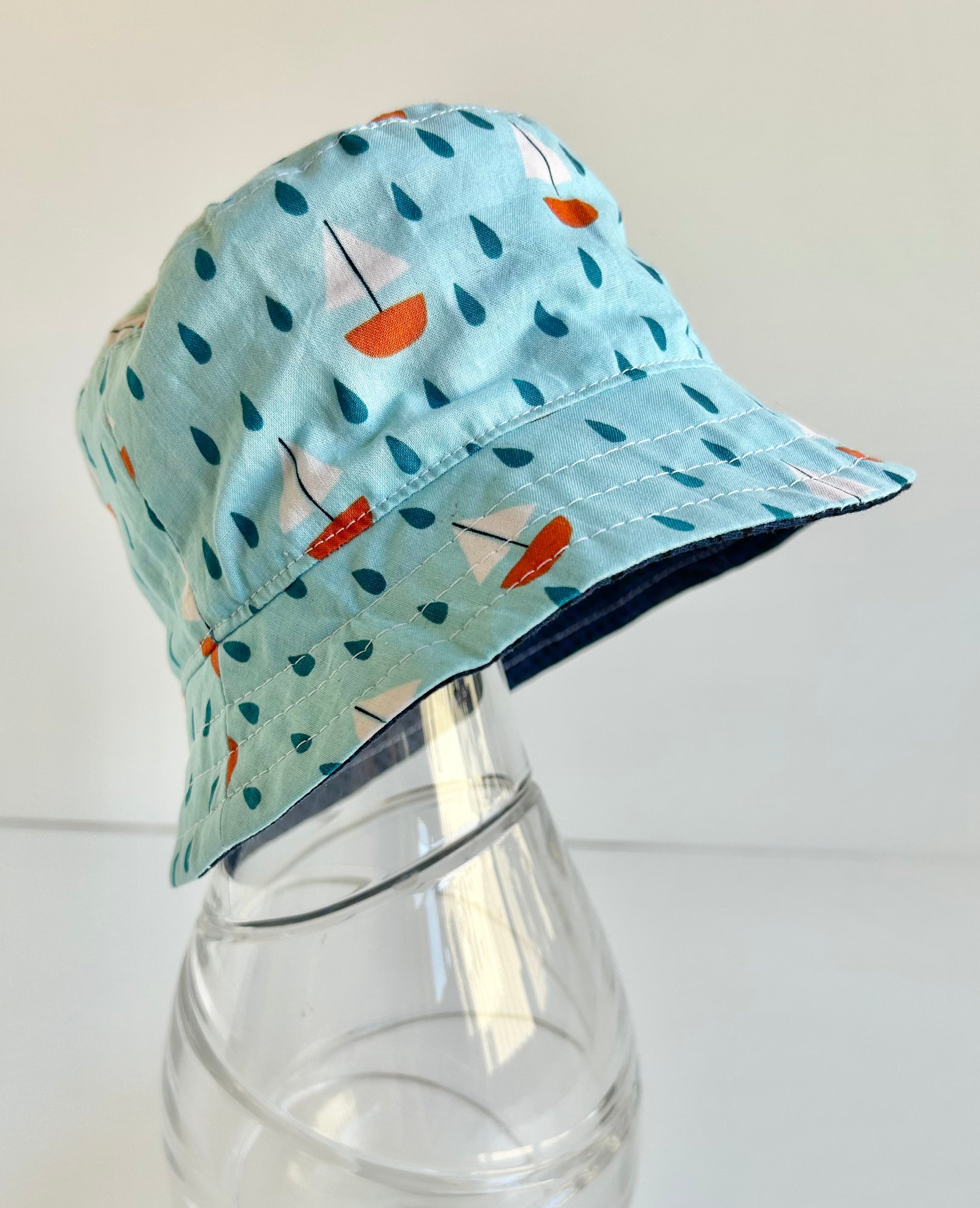 Ready to post- Baby size hats (boyish prints)- reduced price