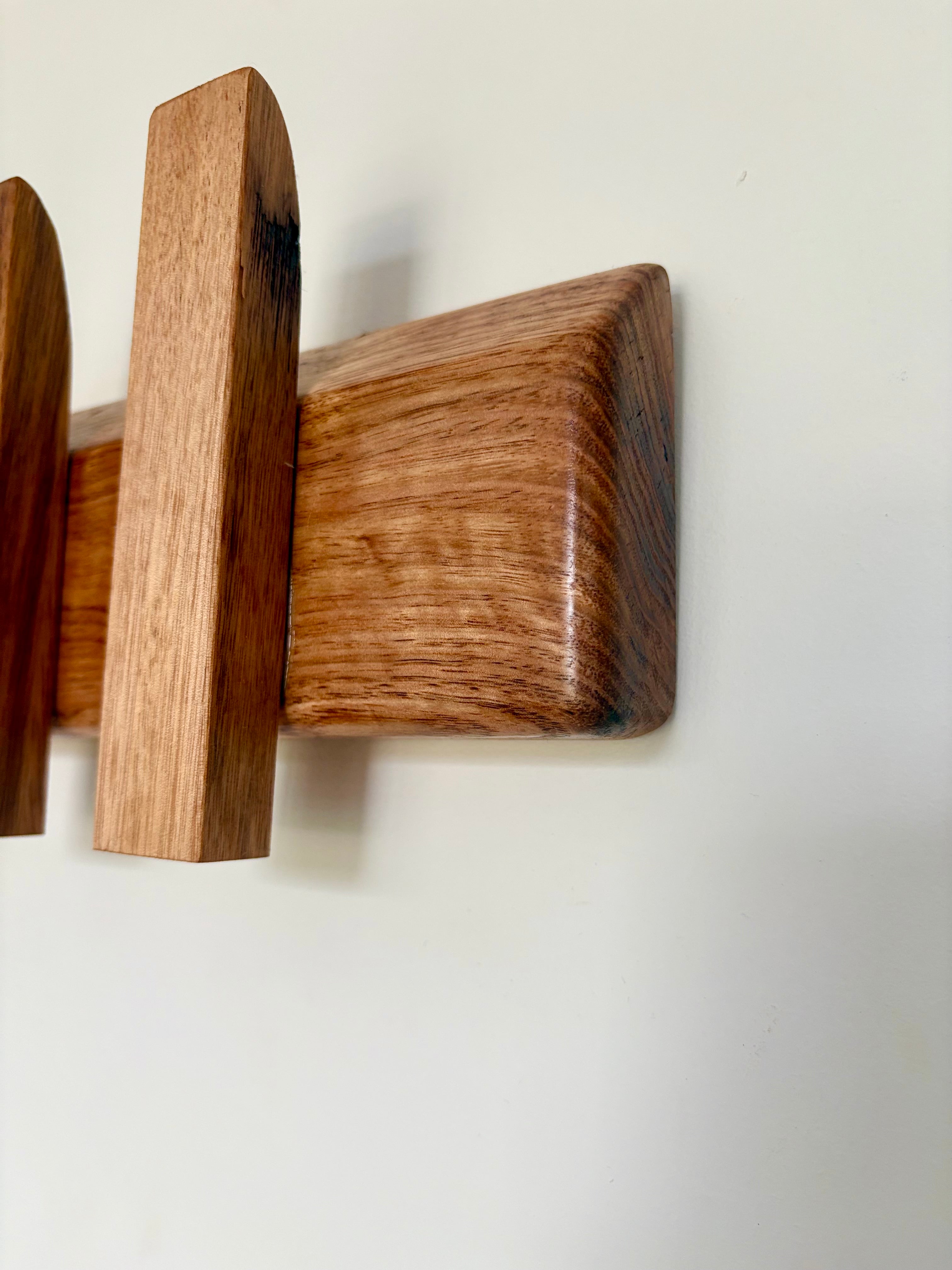 No. 3 Tasmanian oak coat rack