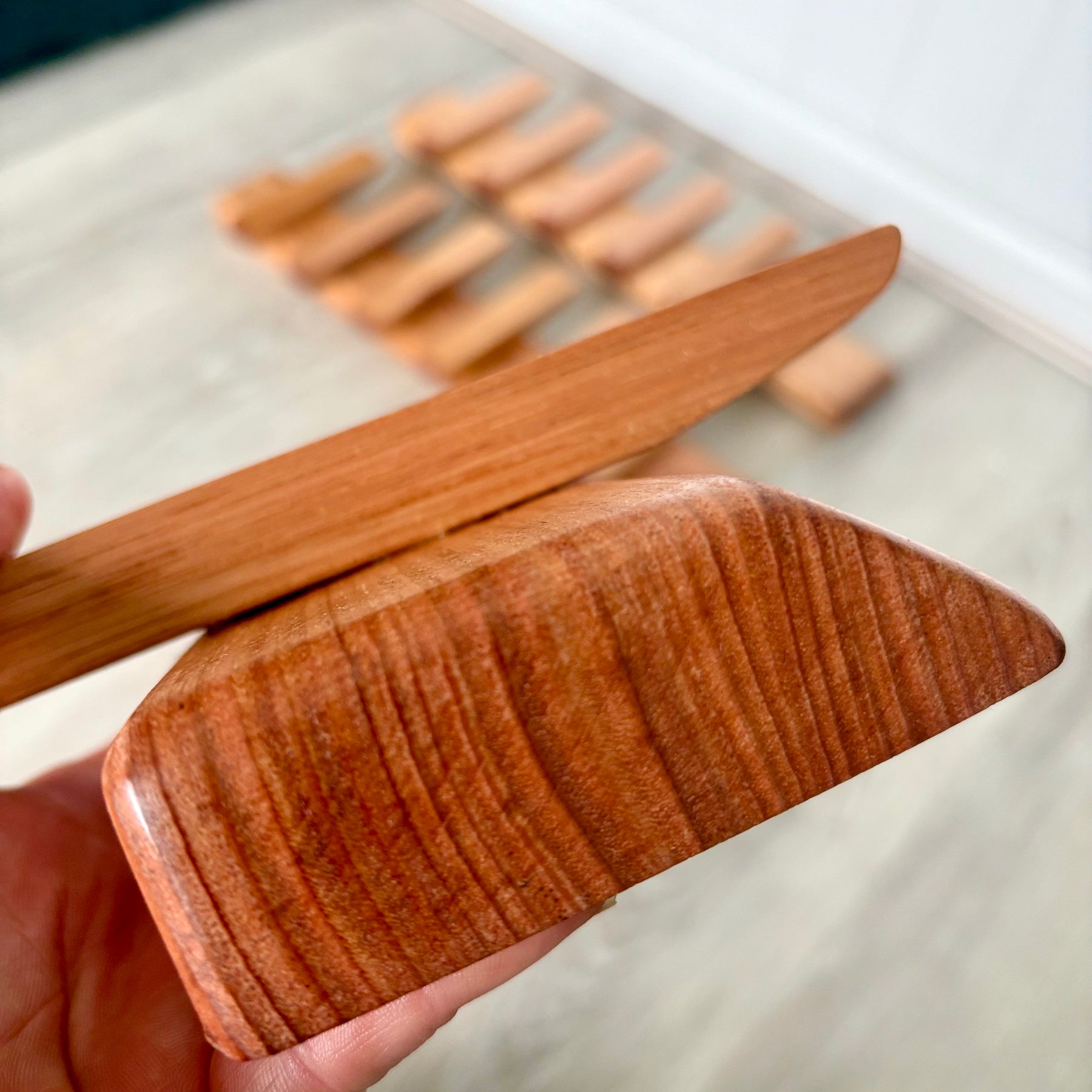 No. 3 Tasmanian oak coat rack