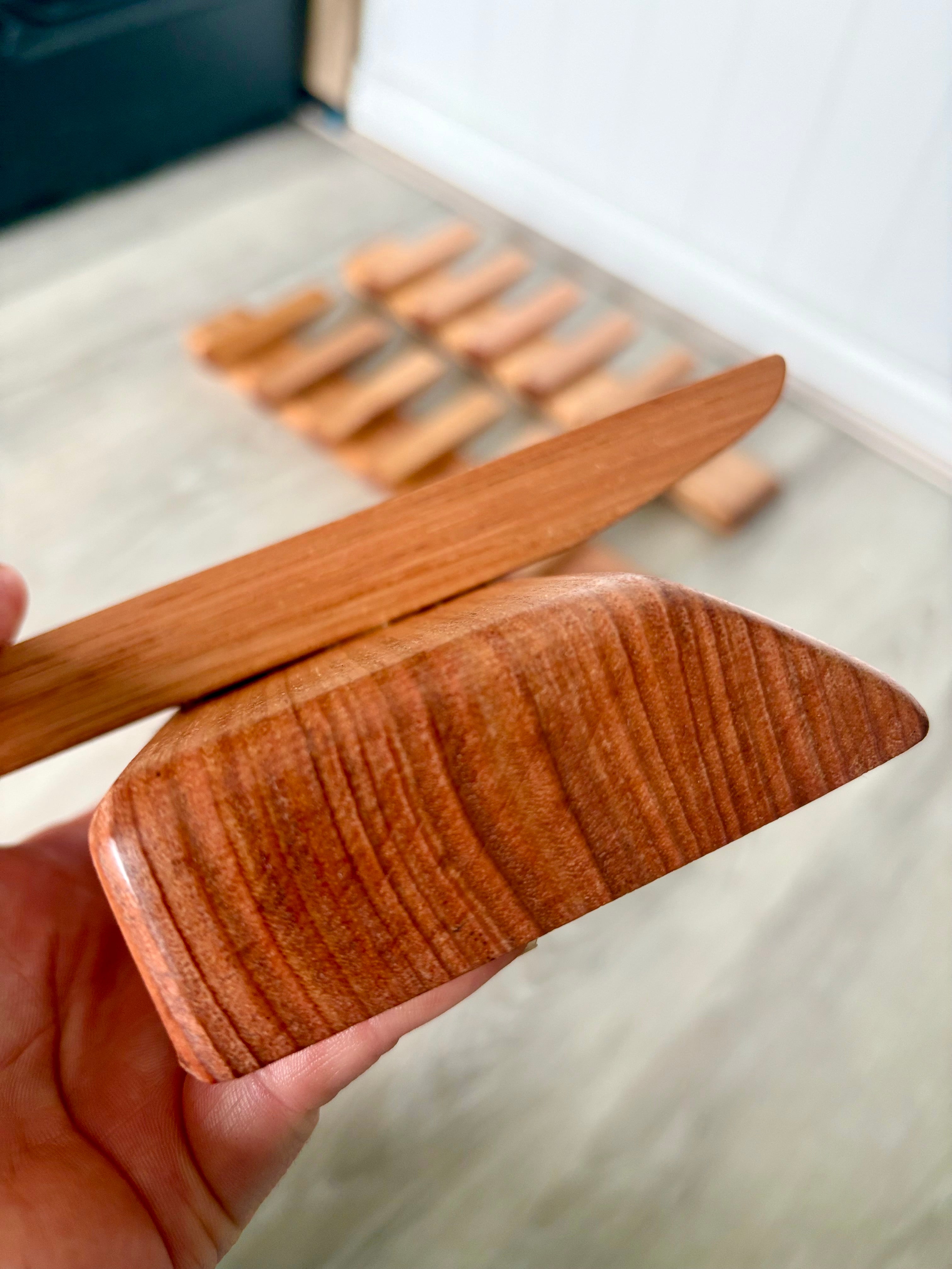 No. 3 Tasmanian oak coat rack