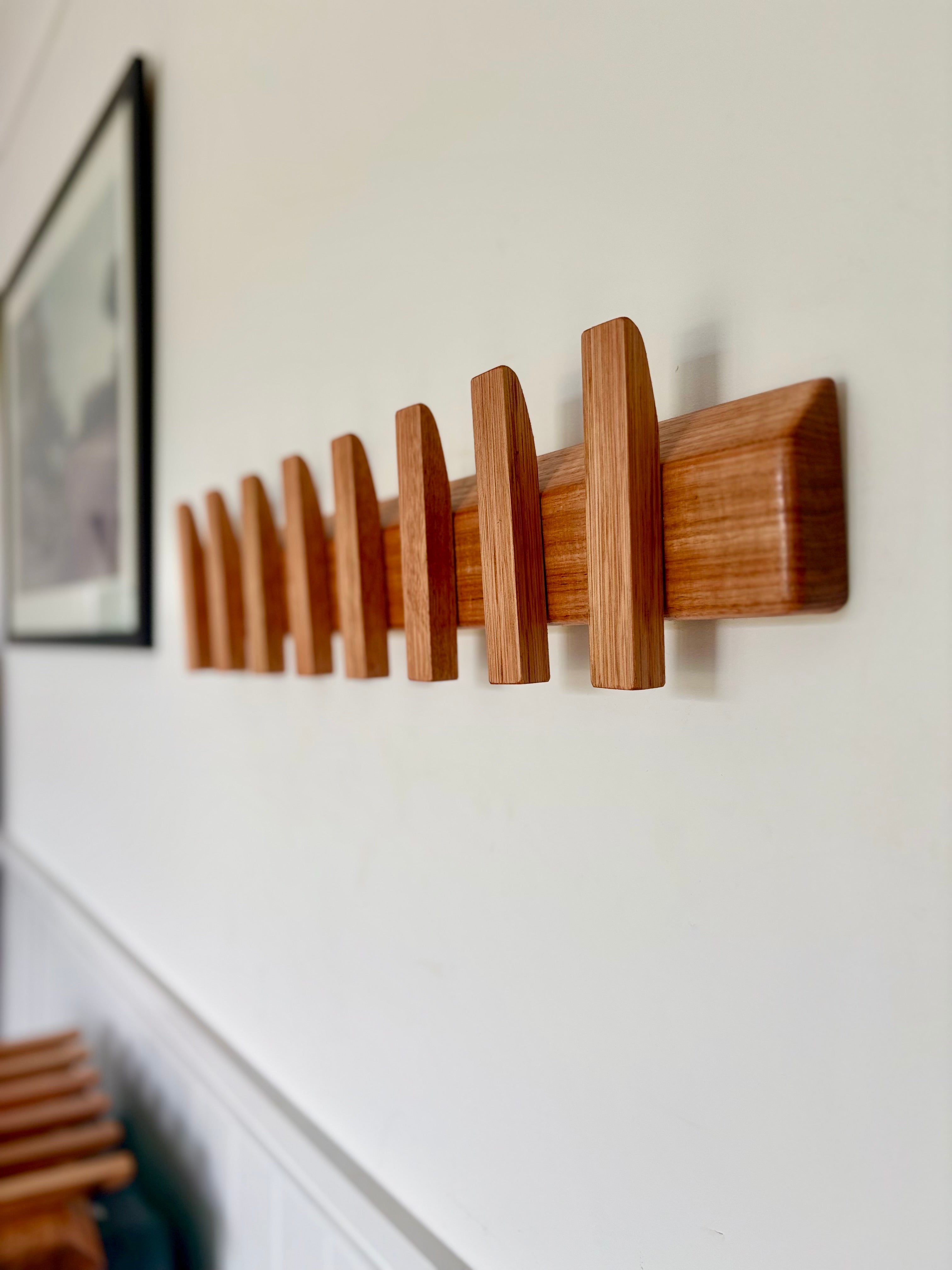 No. 3 Tasmanian oak coat rack