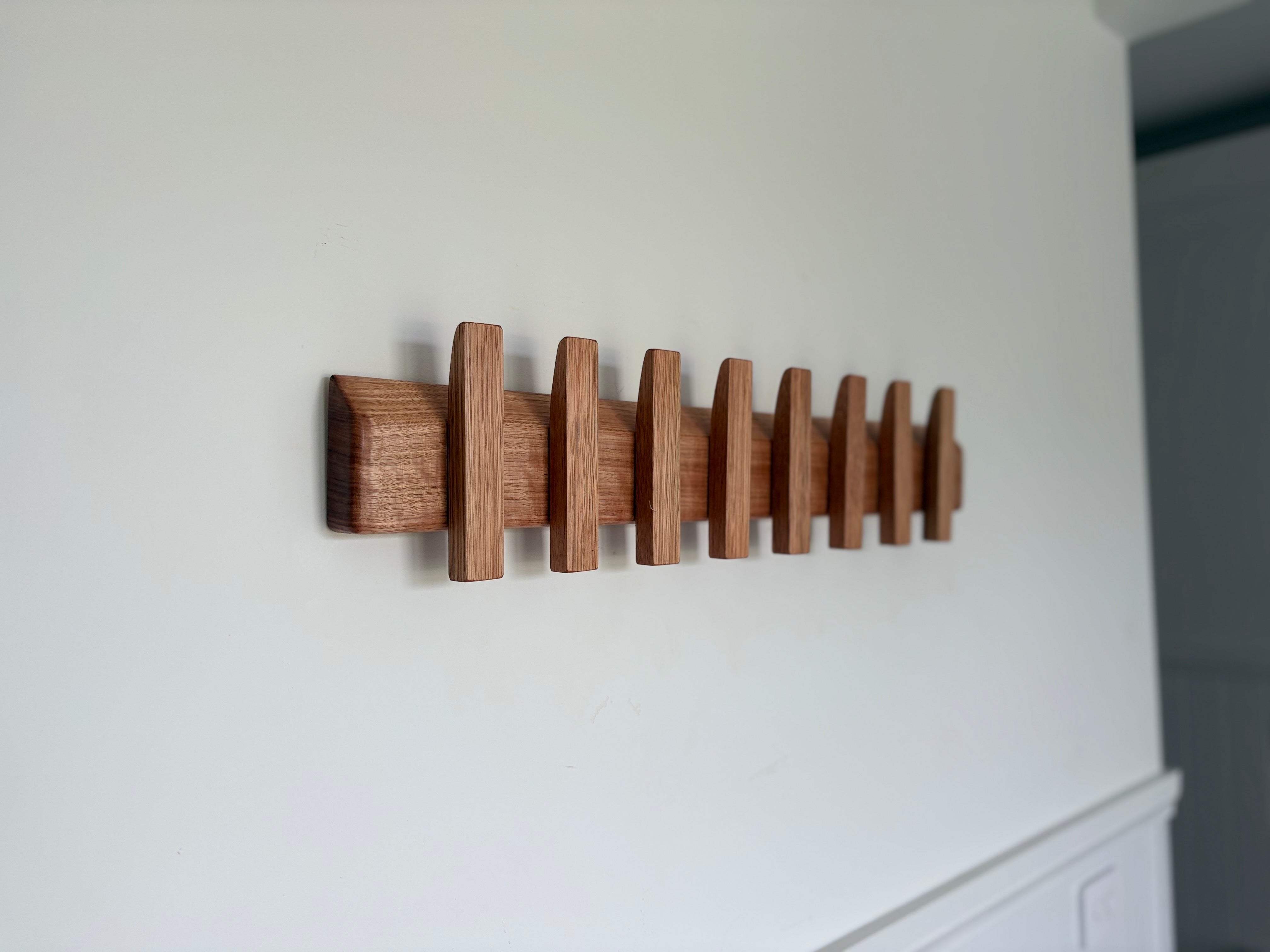 No. 3 Tasmanian oak coat rack