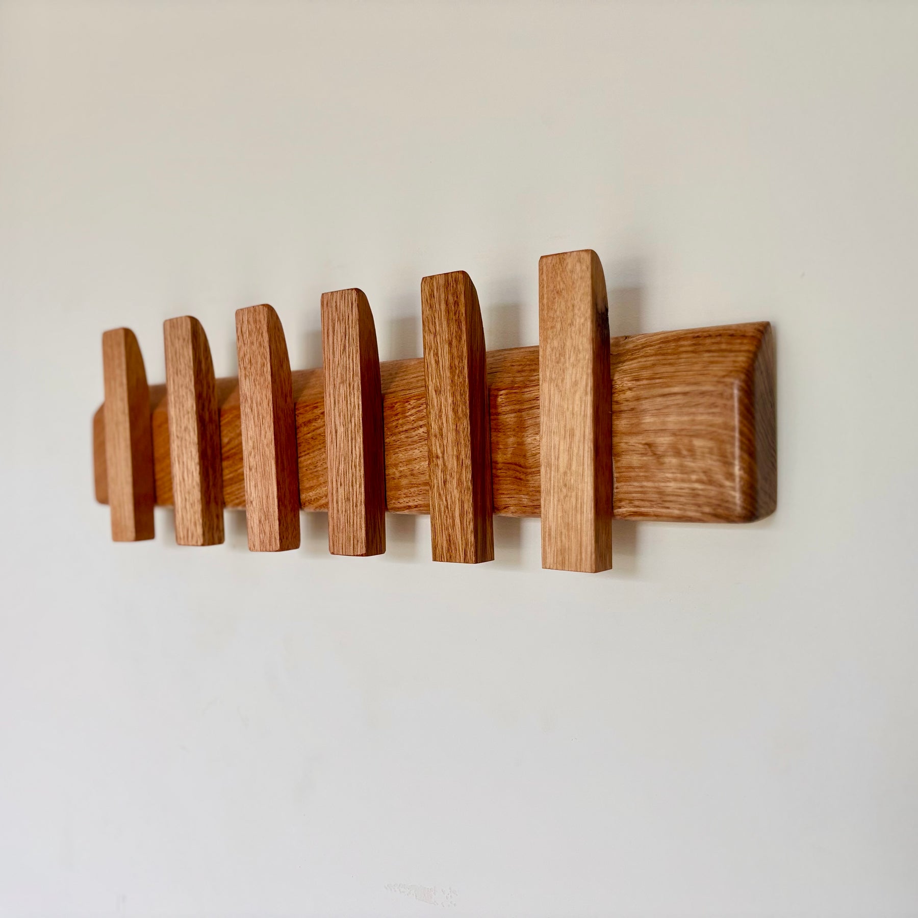 No. 3 Tasmanian oak coat rack