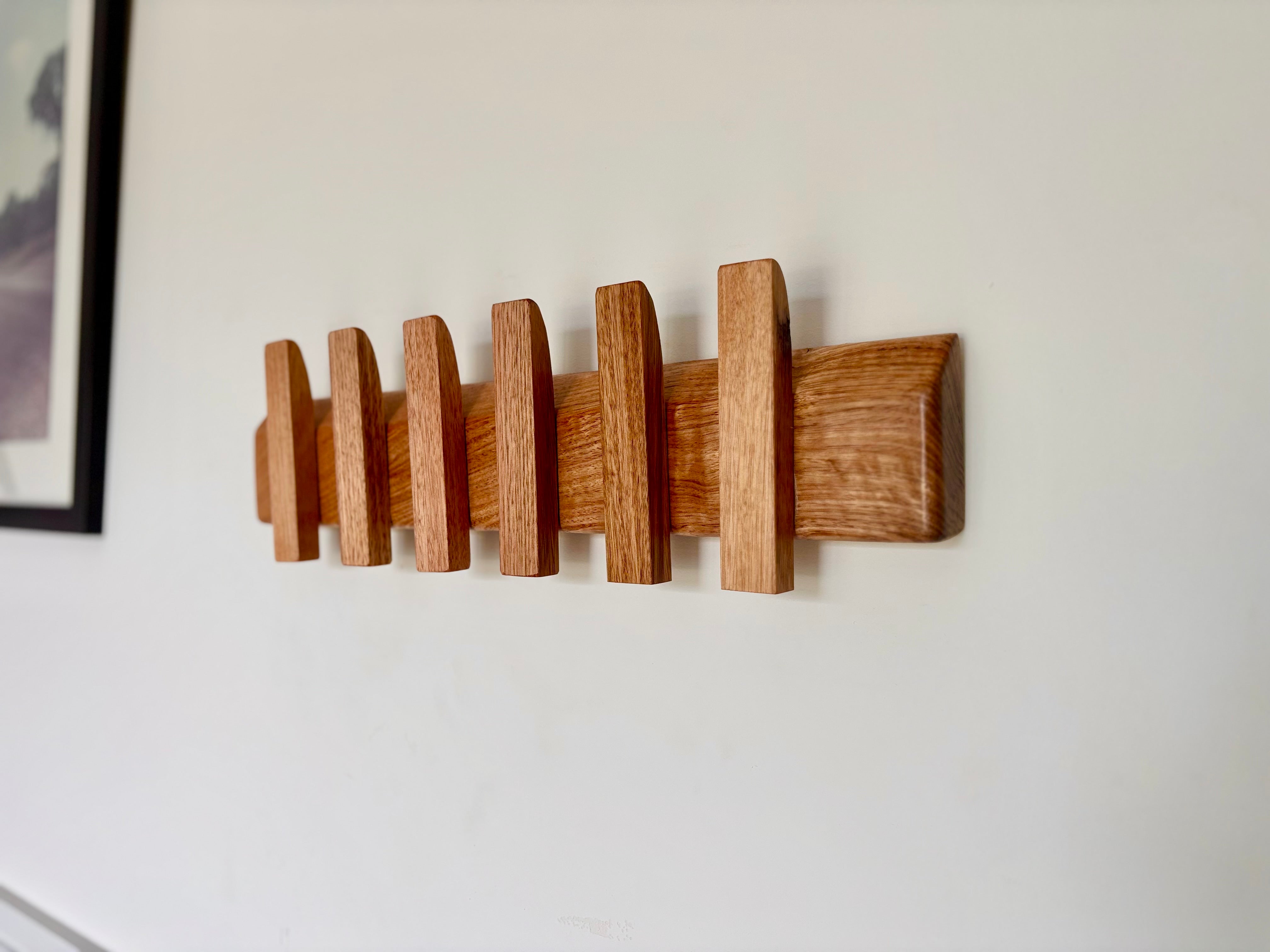 No. 3 Tasmanian oak coat rack