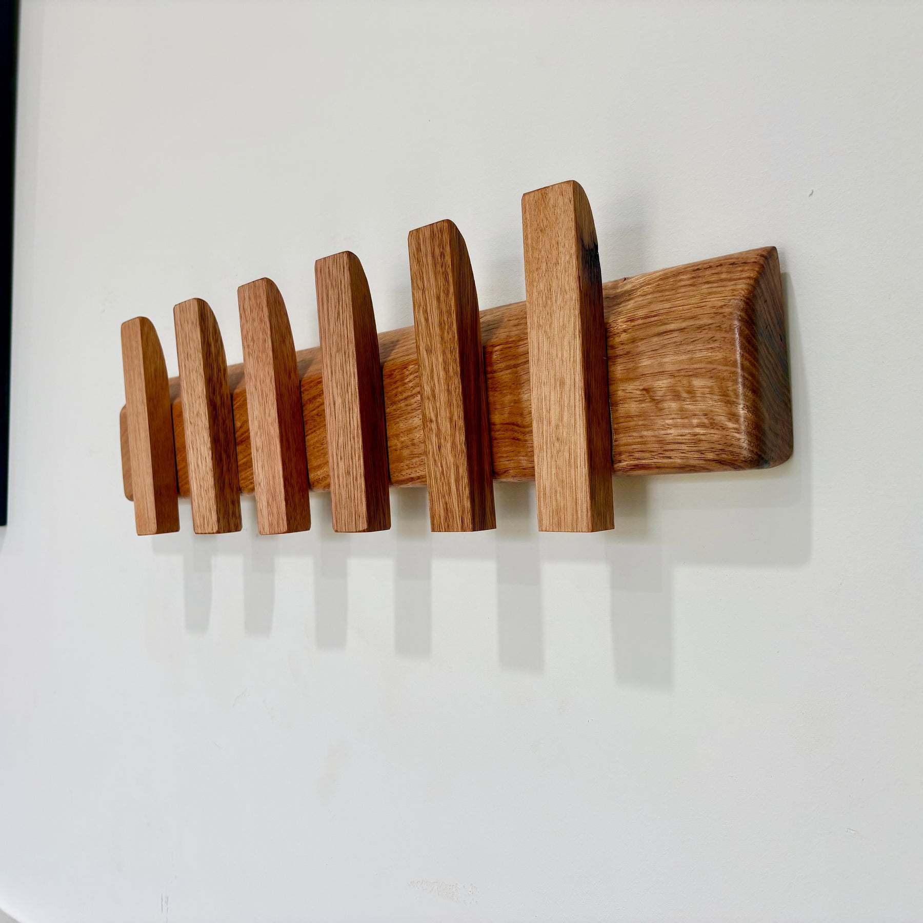 No. 3 Tasmanian oak coat rack