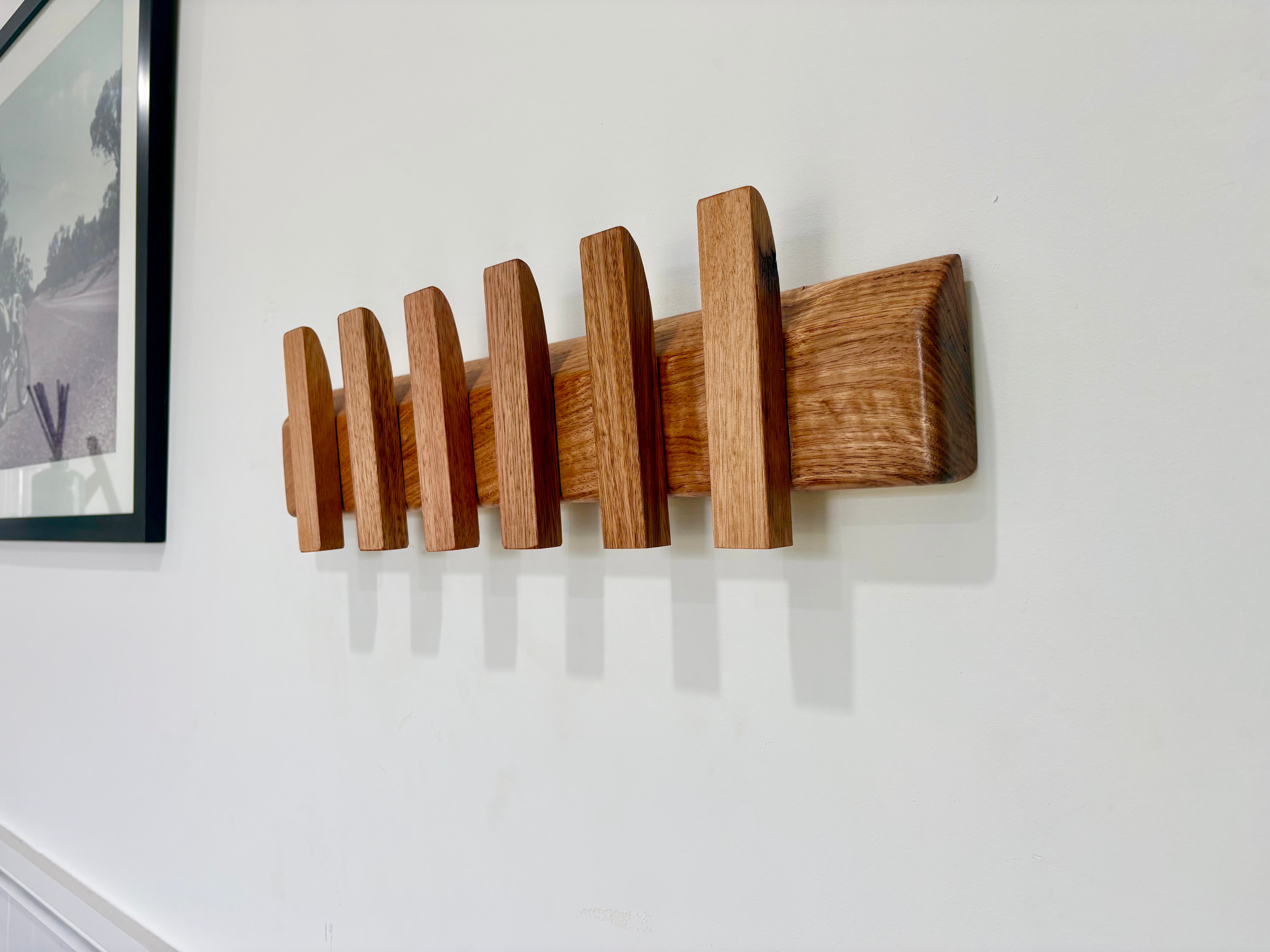 No. 3 Tasmanian oak coat rack