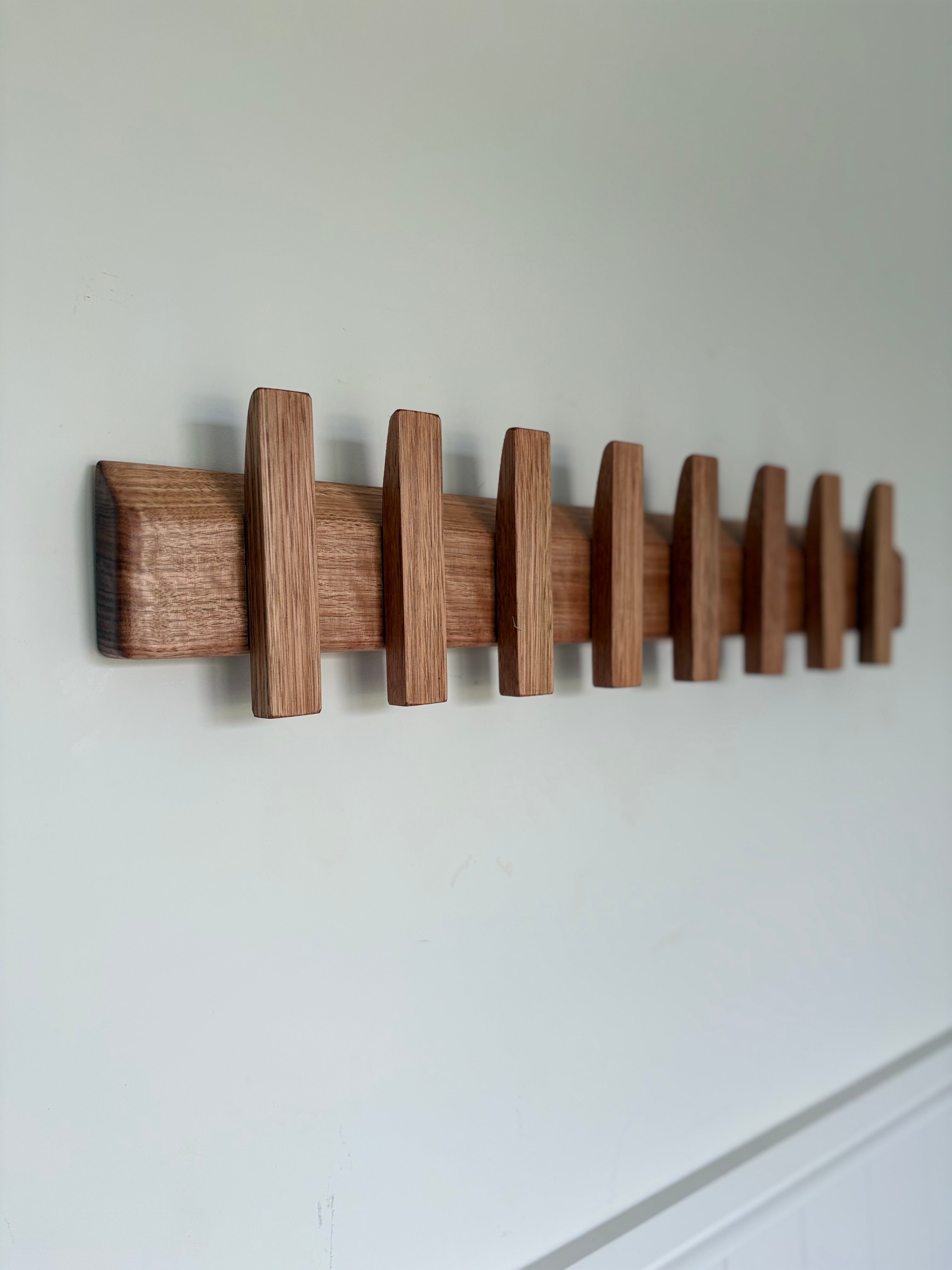 No. 3 Tasmanian oak coat rack
