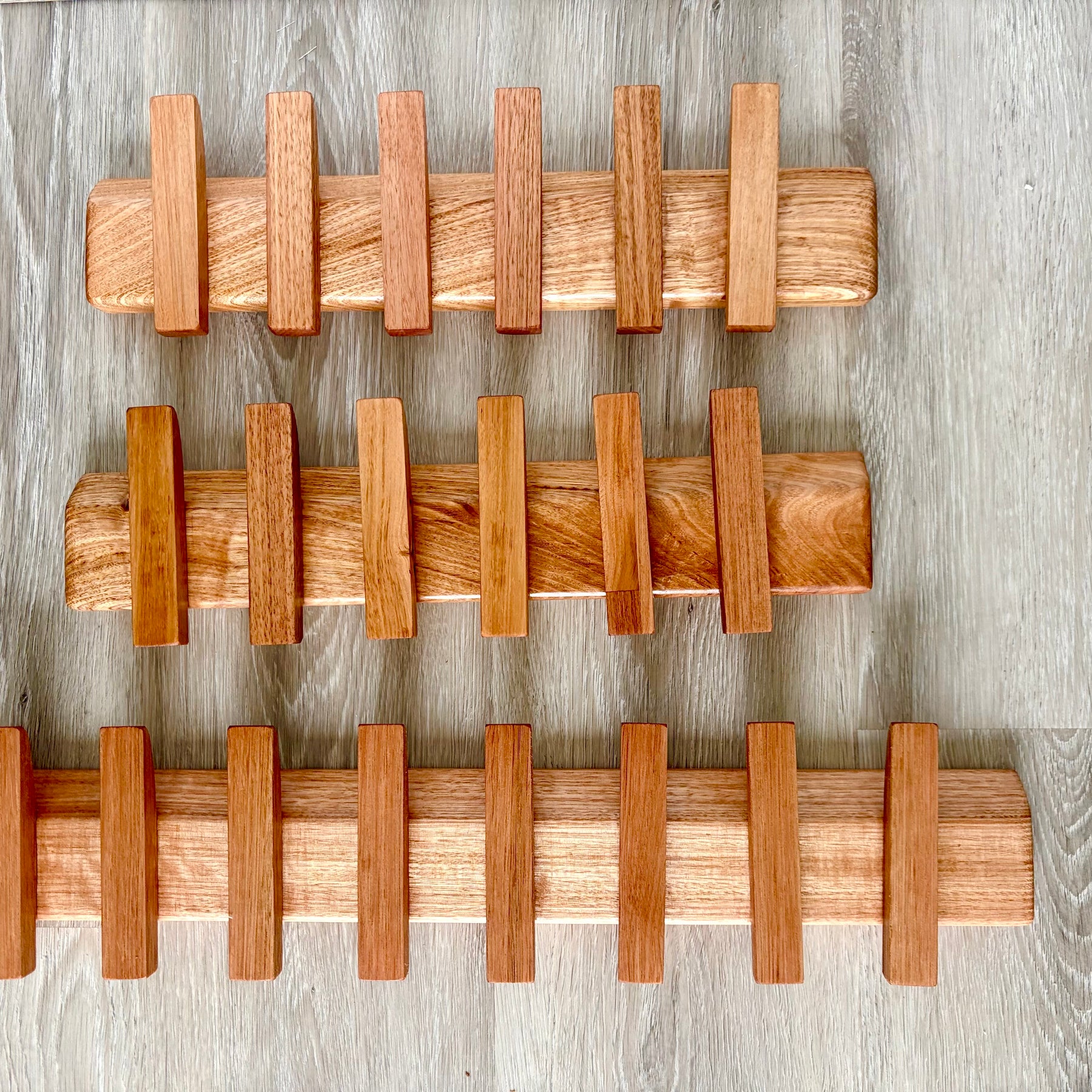 No. 3 Tasmanian oak coat rack