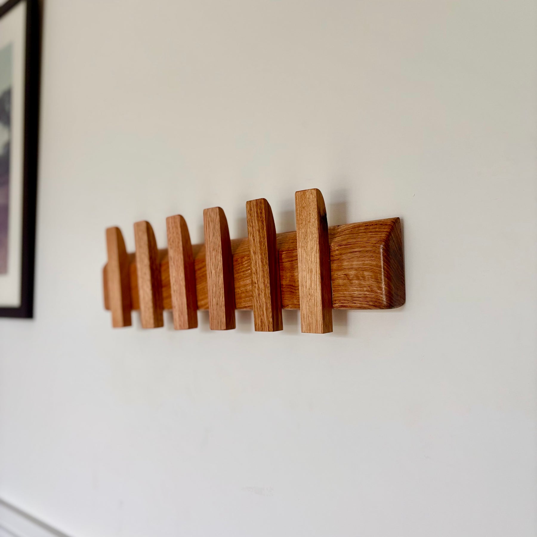 No. 3 Tasmanian oak coat rack