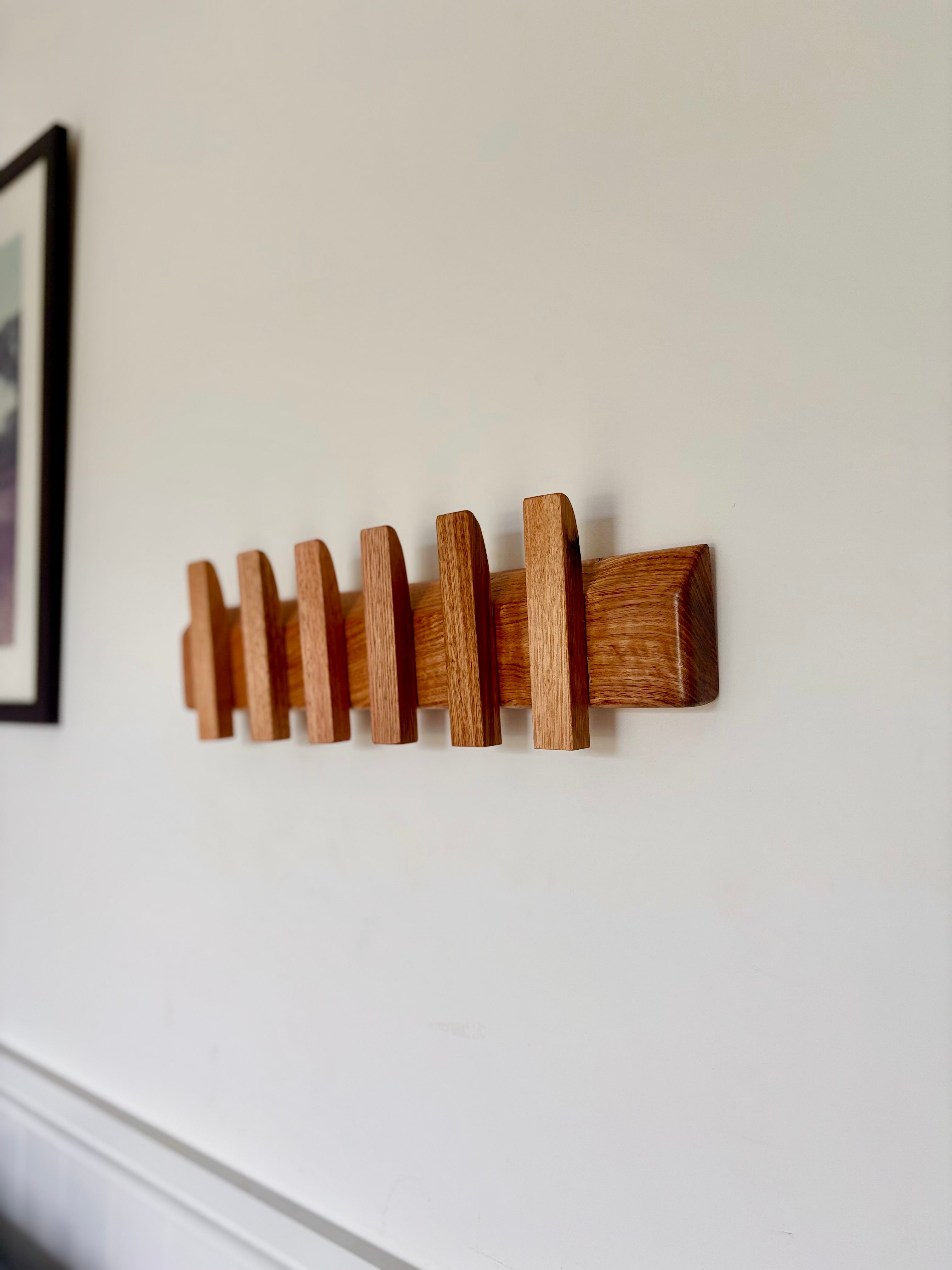 No. 3 Tasmanian oak coat rack