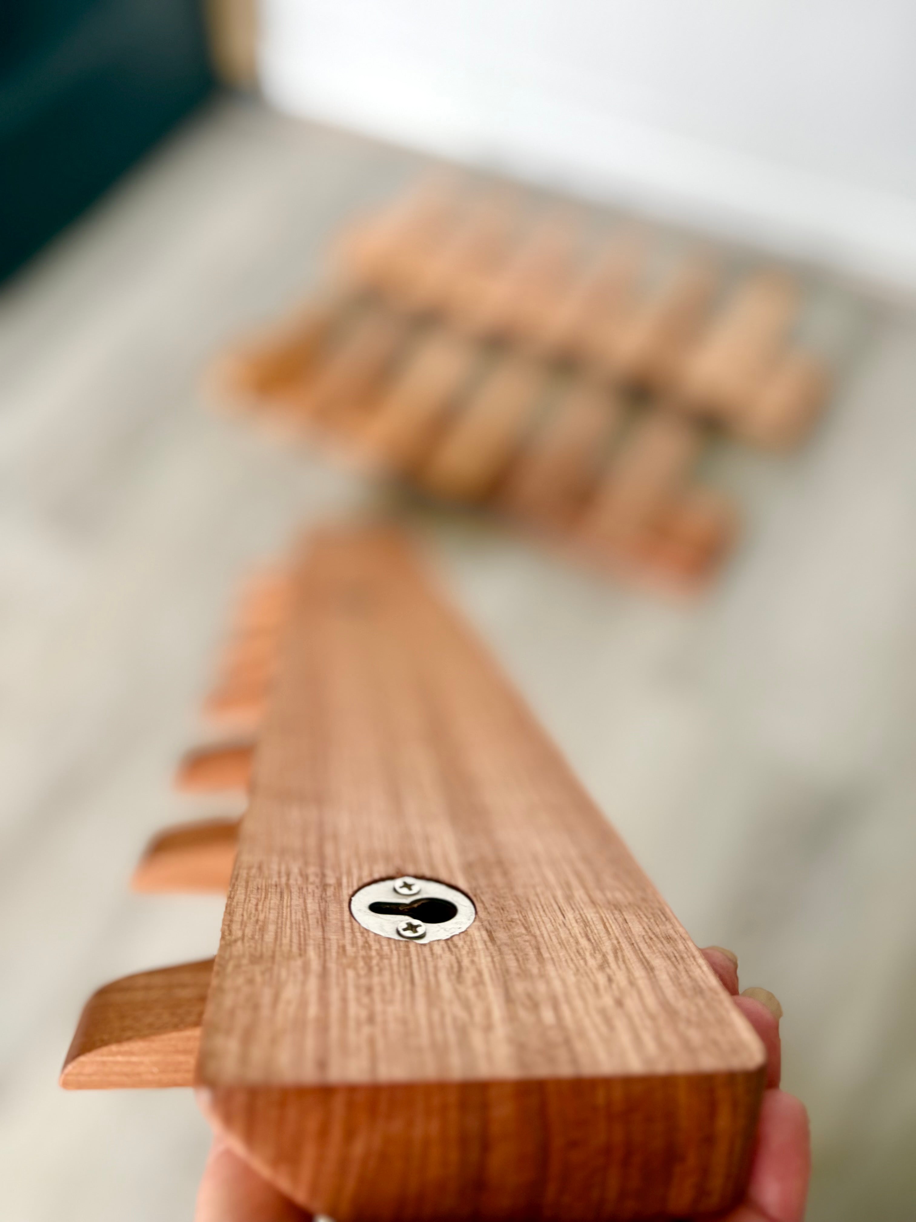 No. 3 Tasmanian oak coat rack