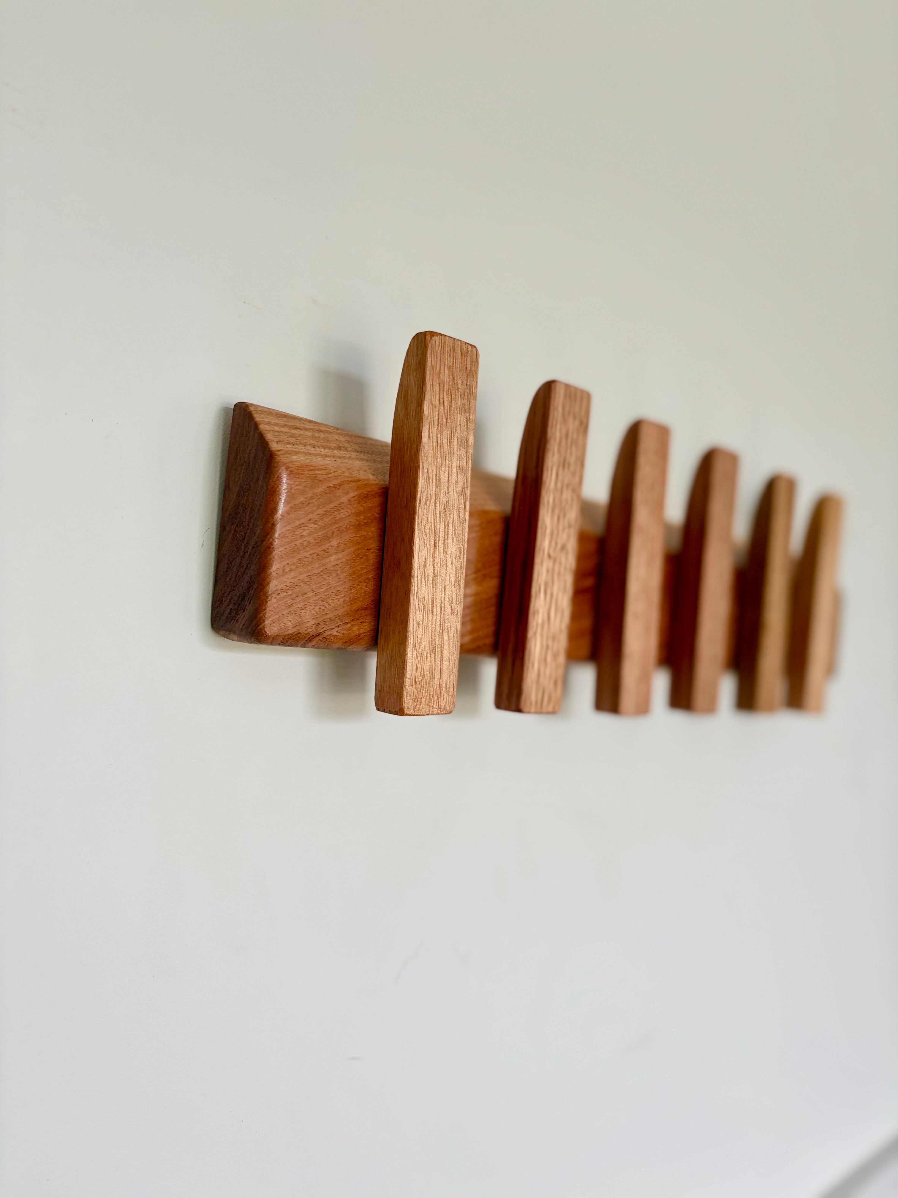 No. 3 Tasmanian oak coat rack