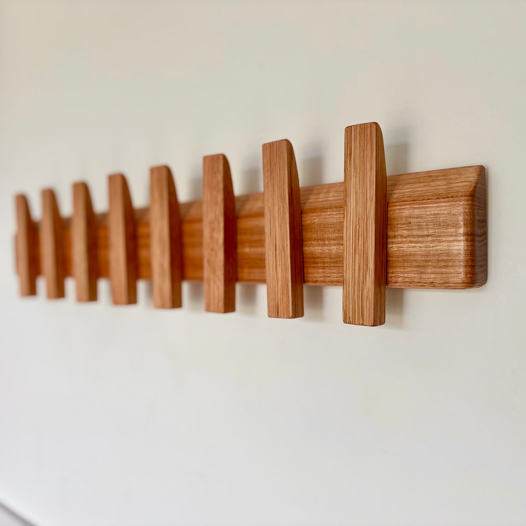 No. 3 Tasmanian oak coat rack