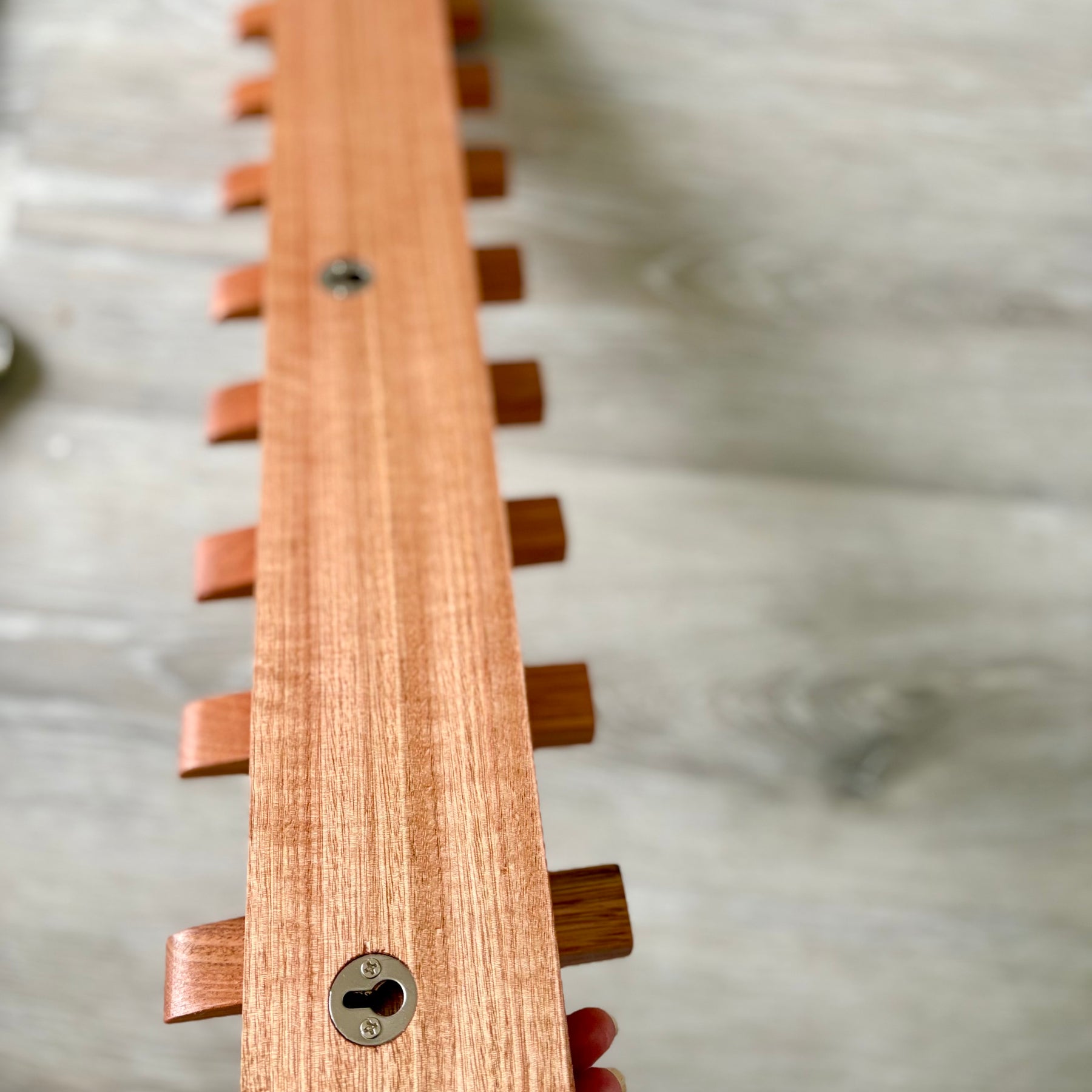 No. 3 Tasmanian oak coat rack