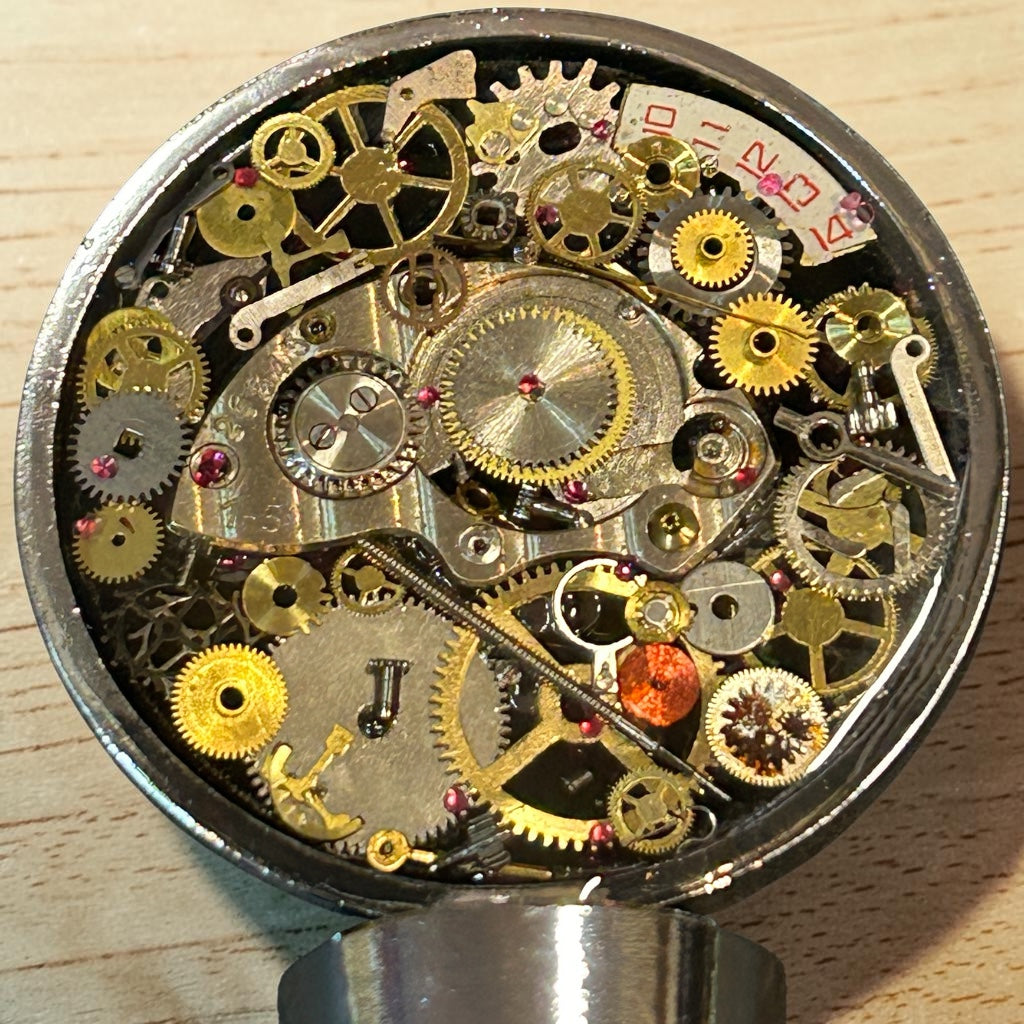 Steampunk watch parts Bottle stopper