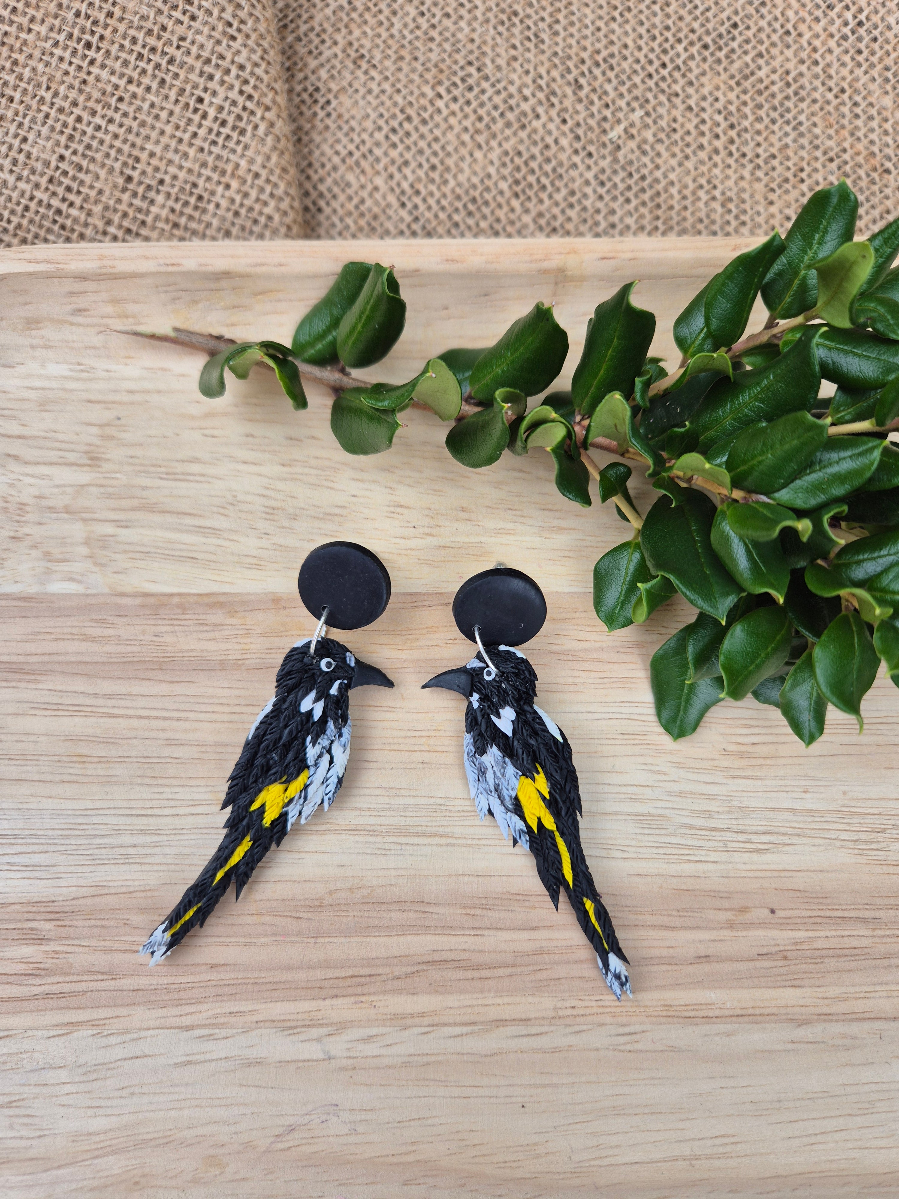 New Holland Honeyeater Earrings