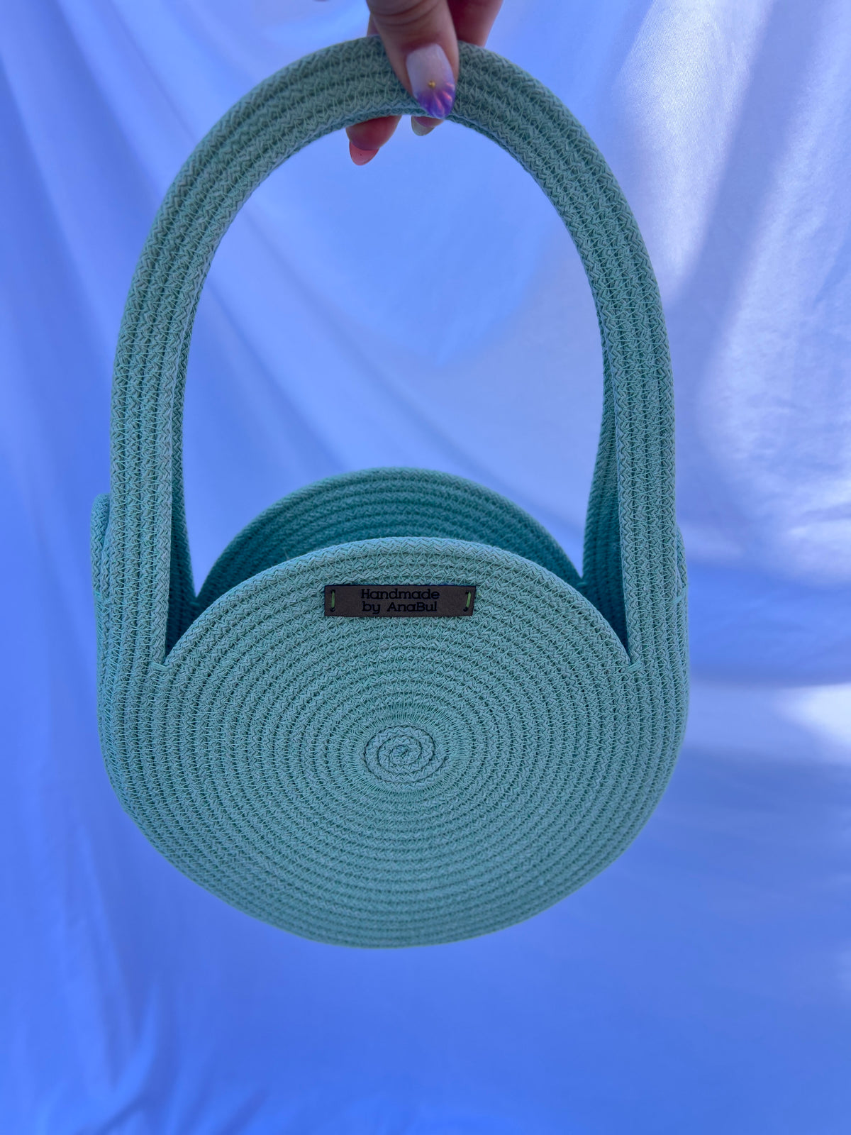 Mint Round Crossbody Bag