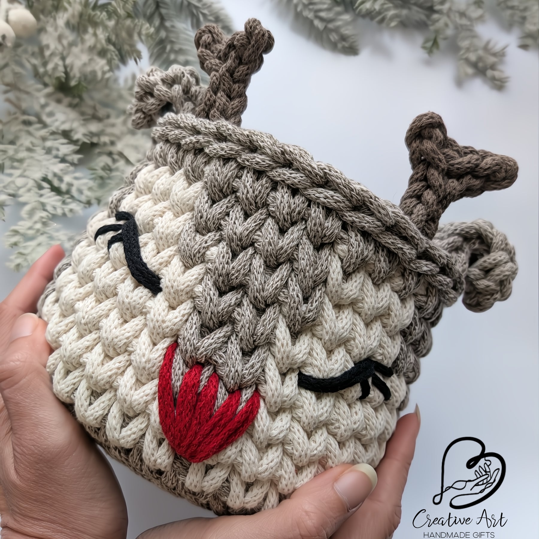 Rudolph the Reindeer basket