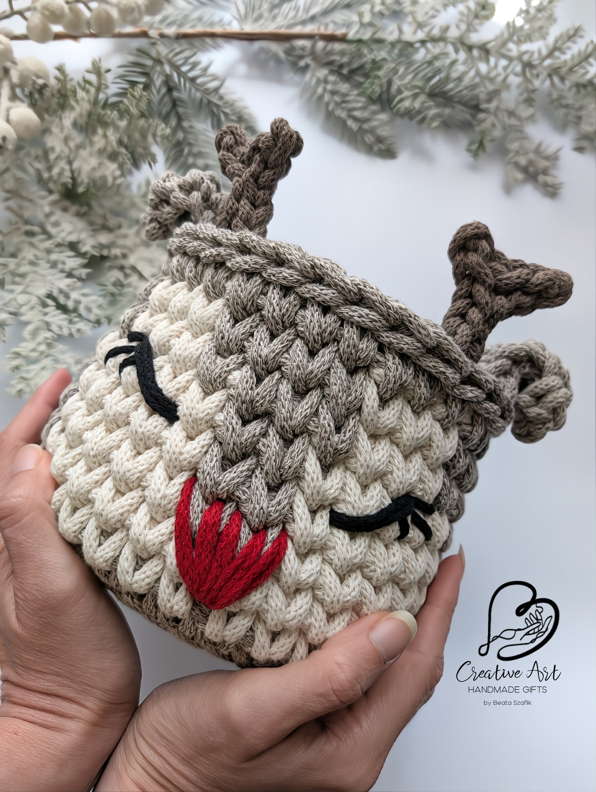 Rudolph the Reindeer basket