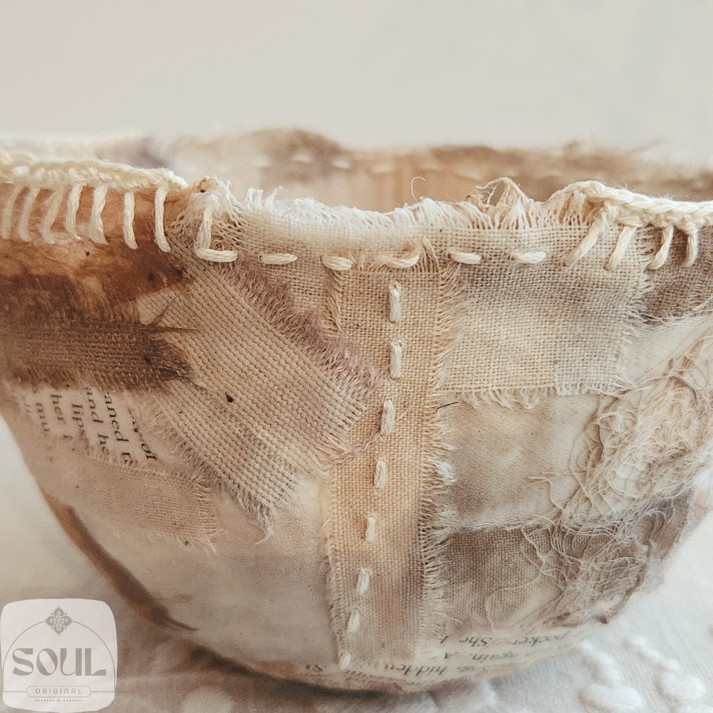 Textile Art Bowl – Natural & Earthy (5)