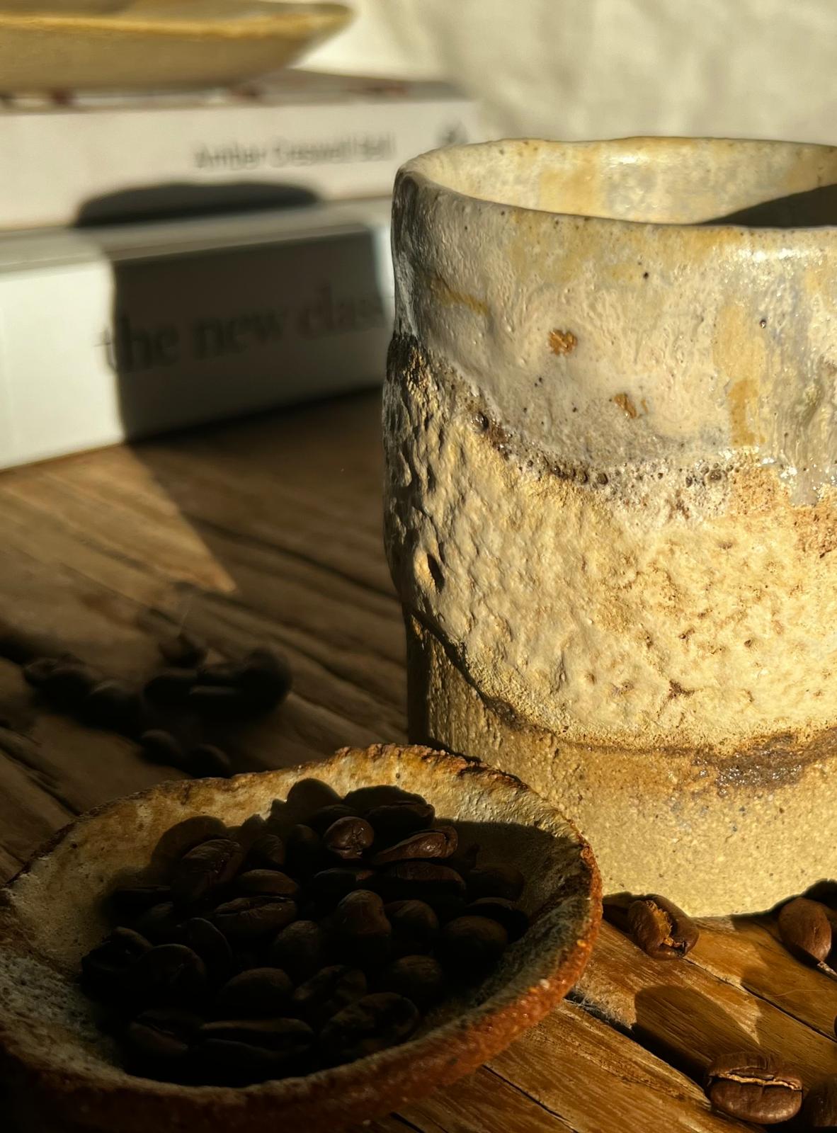 Handmade Ceramic Coffee Mug | earthy • textured • stoneware cup