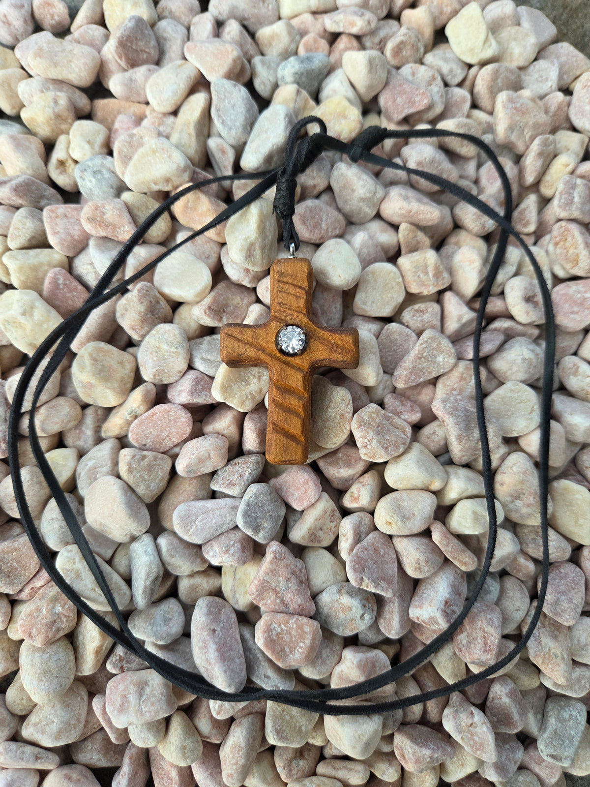 Eucalyptus Cross of Light – Handcrafted Timber Pendant