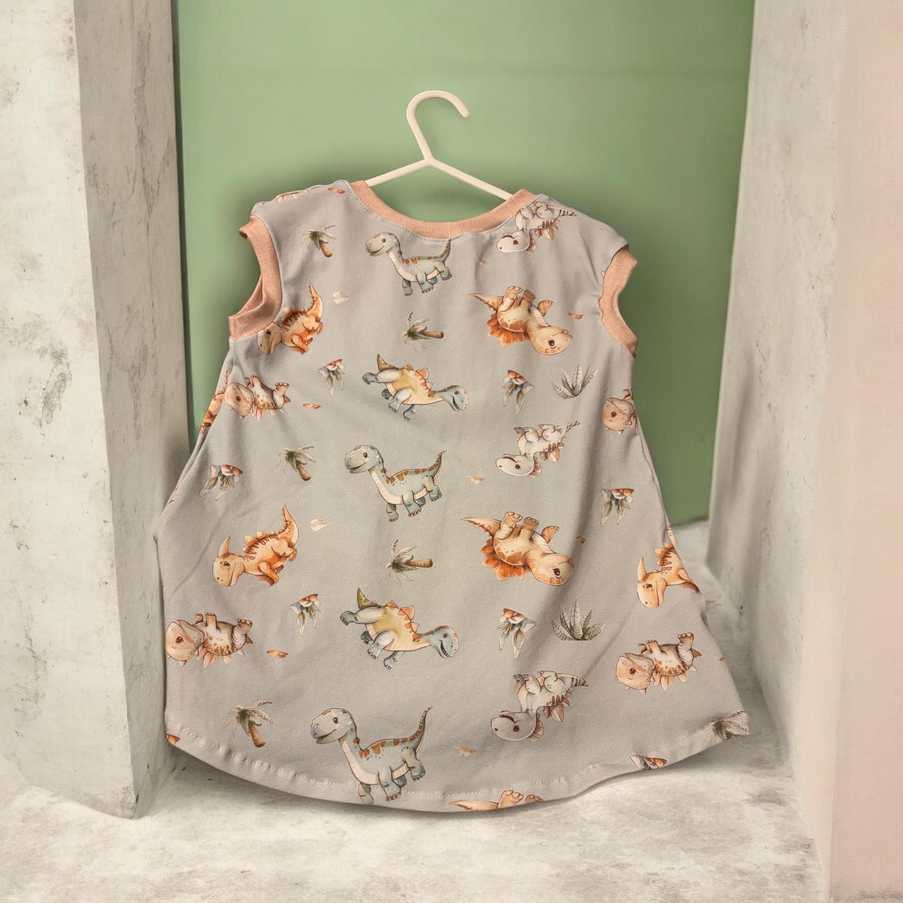 BABY DINOSAURS SUMMER SPRINKLE DRESS
