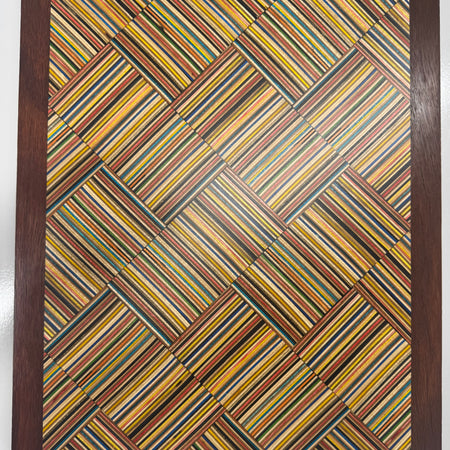 Skate Board Herring Bone Pattern Serving Board