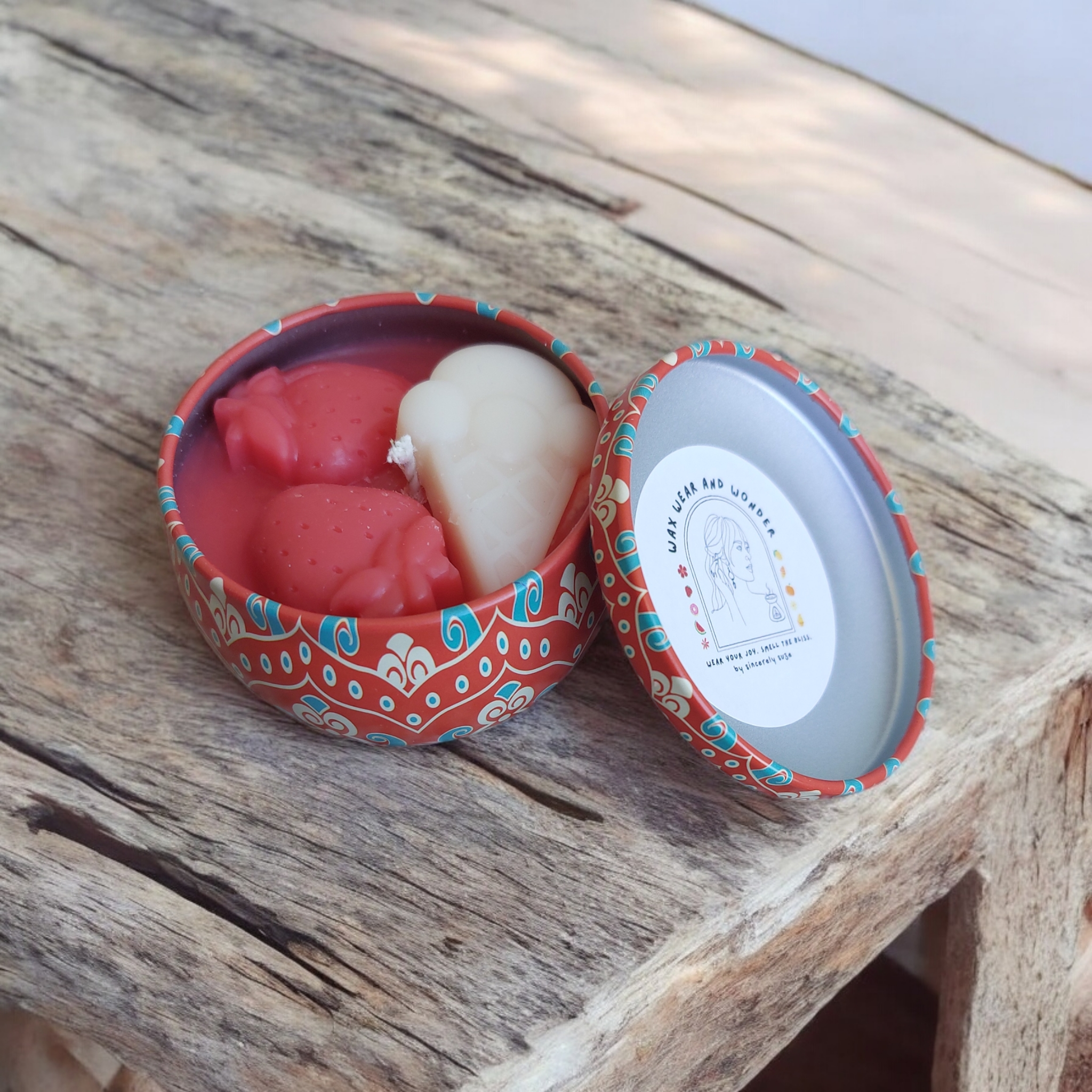 Scented Soy Candles - Little Persian-Style Tin Collection