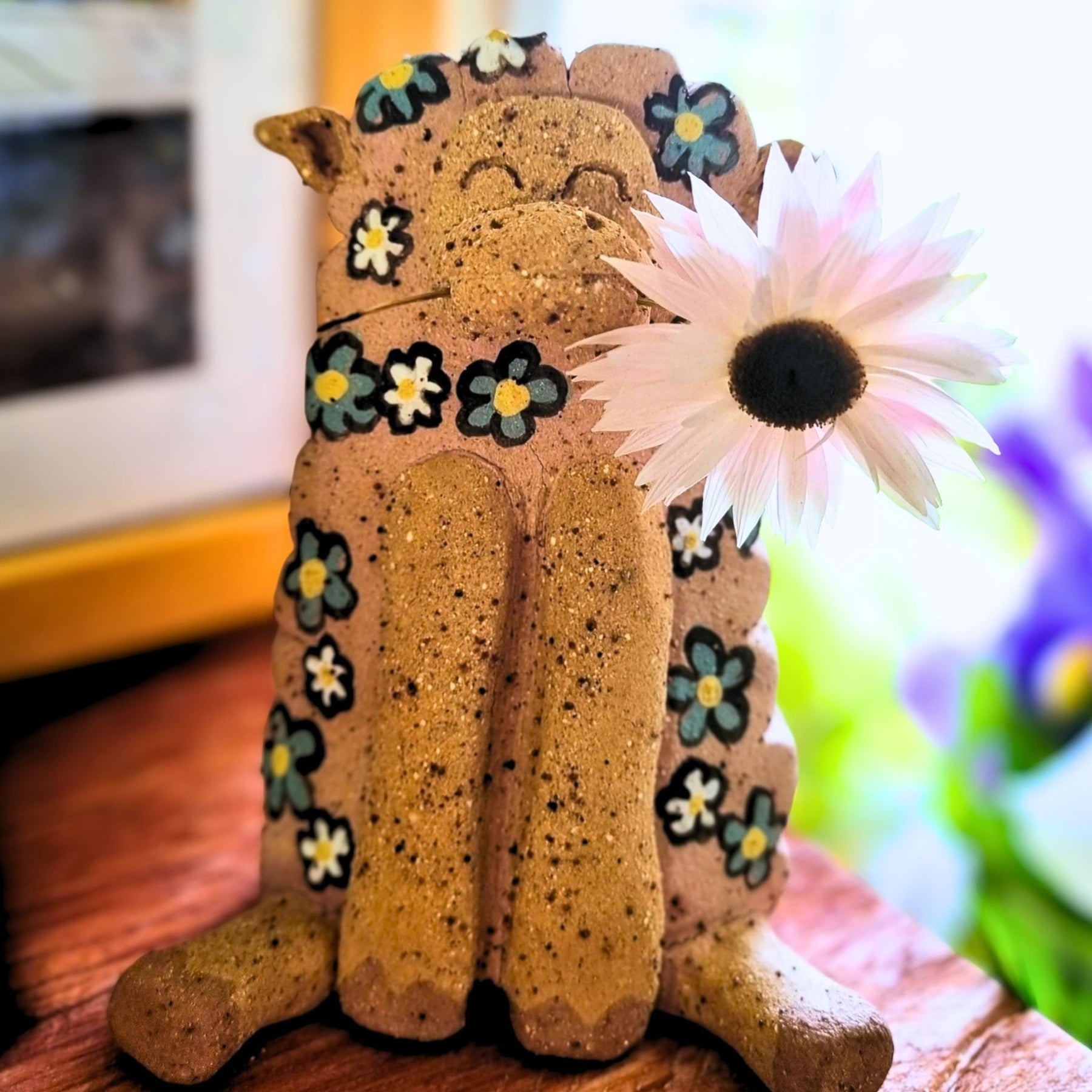 Ceramic Animal Flower/Incense Holder Ornaments