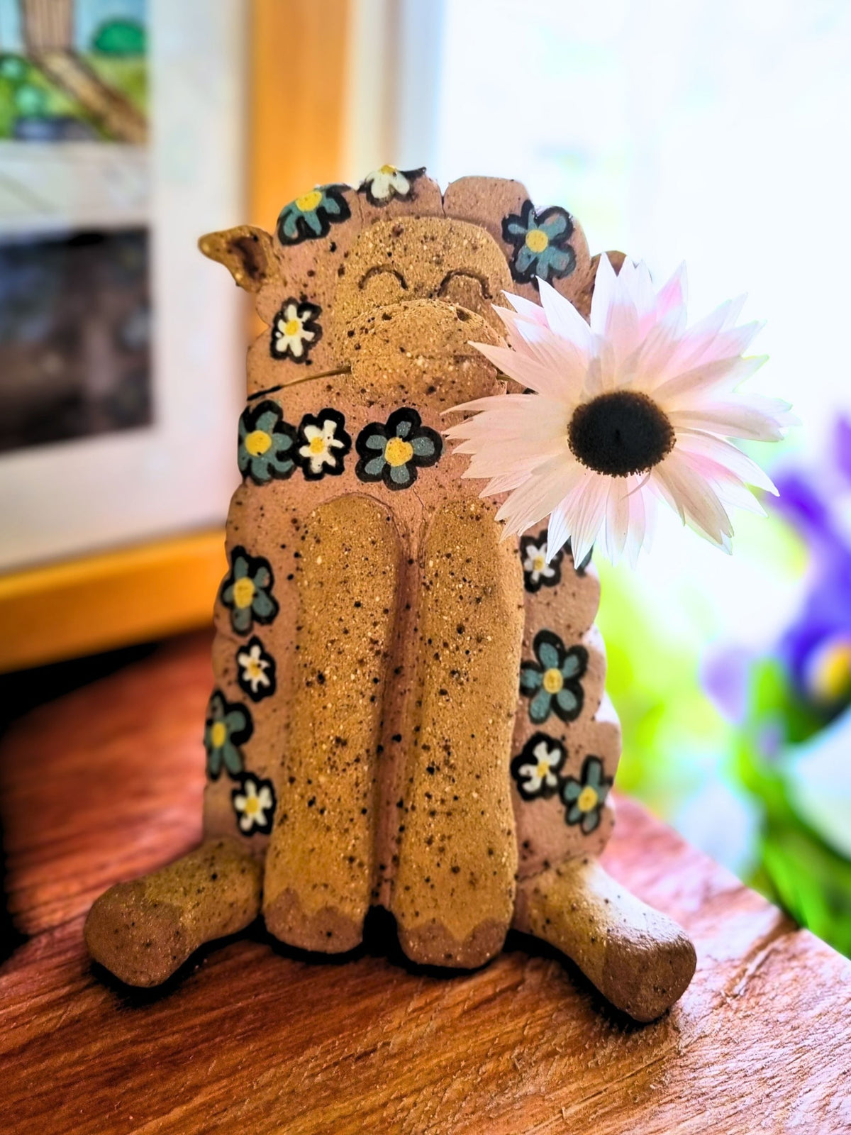 Ceramic Animal Flower/Incense Holder Ornaments