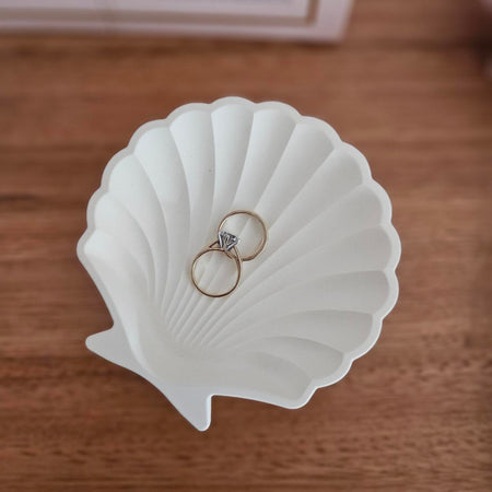 Eco Resin Shell trinket dish