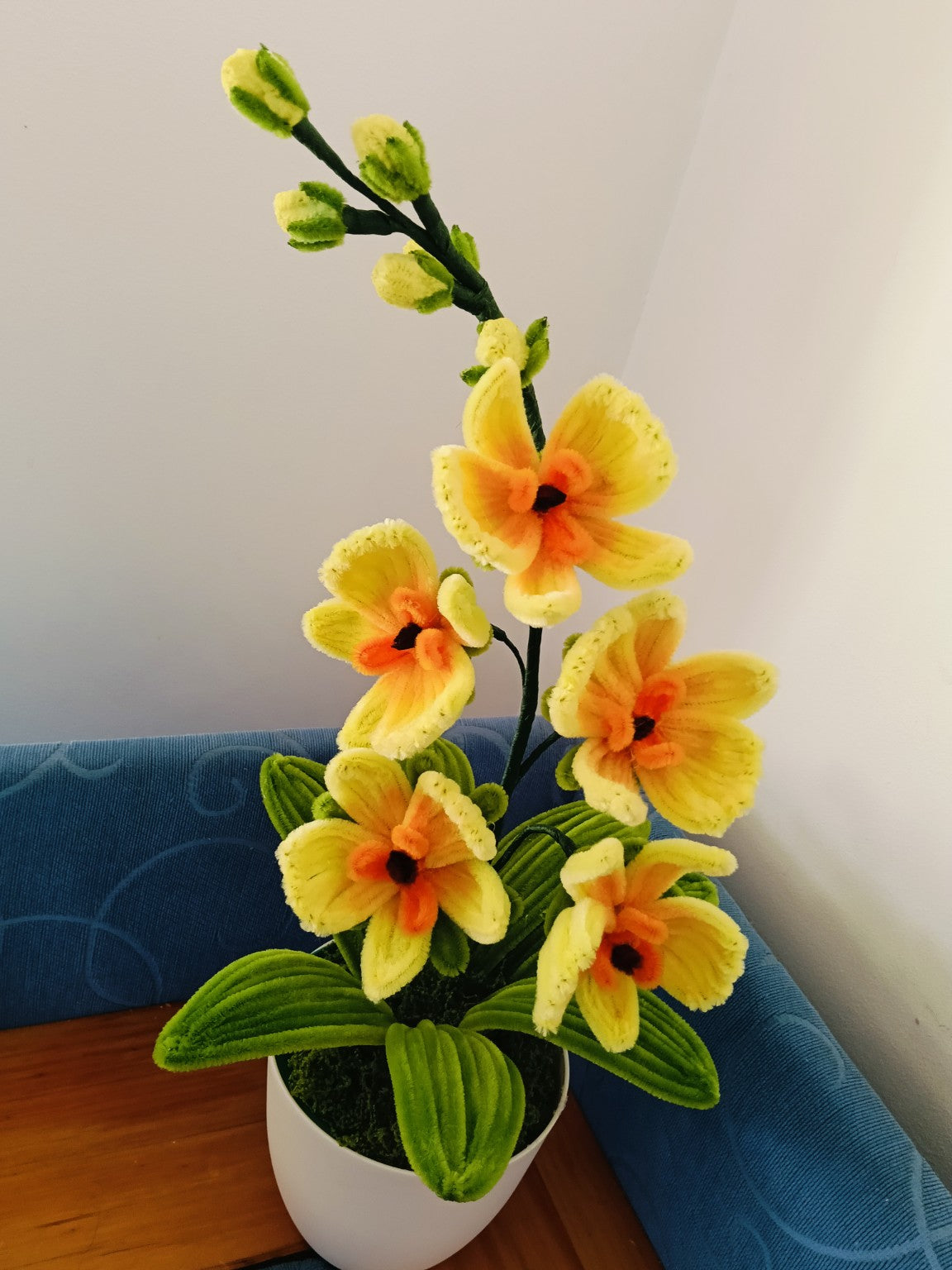 Everlasting Orchid Pot 🌸 | Orchid Flower Arrangement | Home Décor & Gift