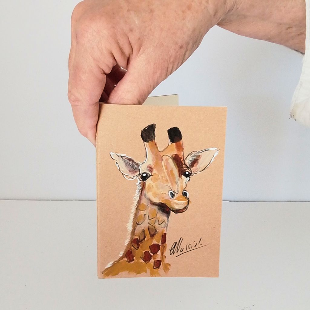Safari Animal Handpainted Pocket Notebooks