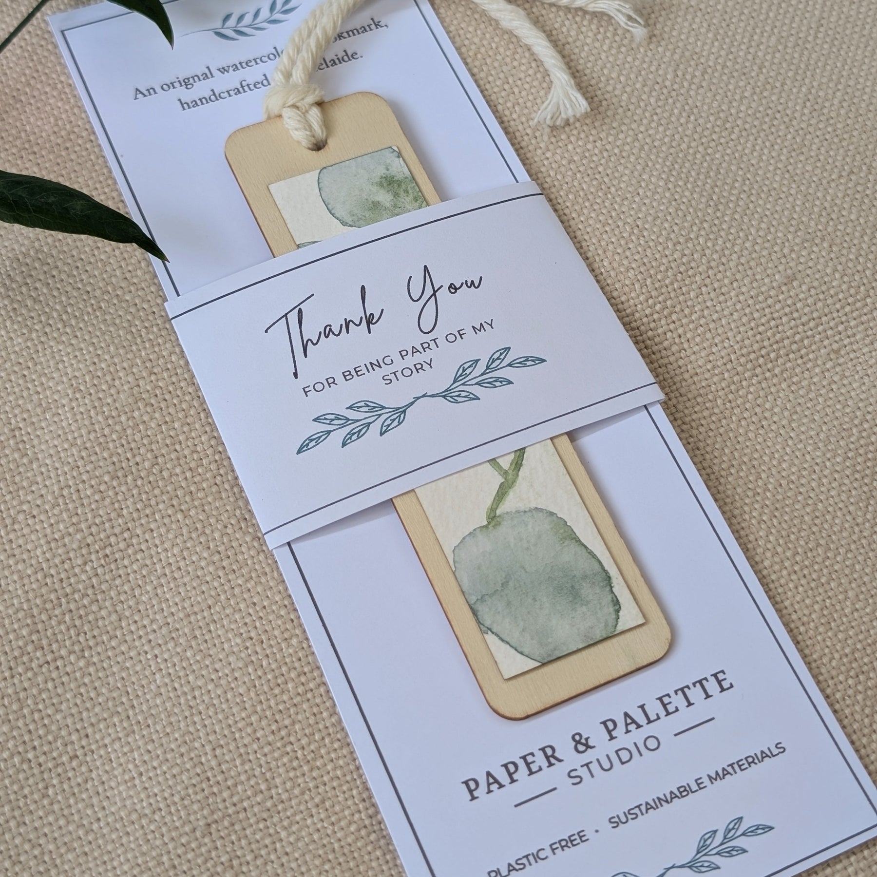 Teacher Thank You Gift | Original Watercolour Bookmark | Handmade in Adelaide