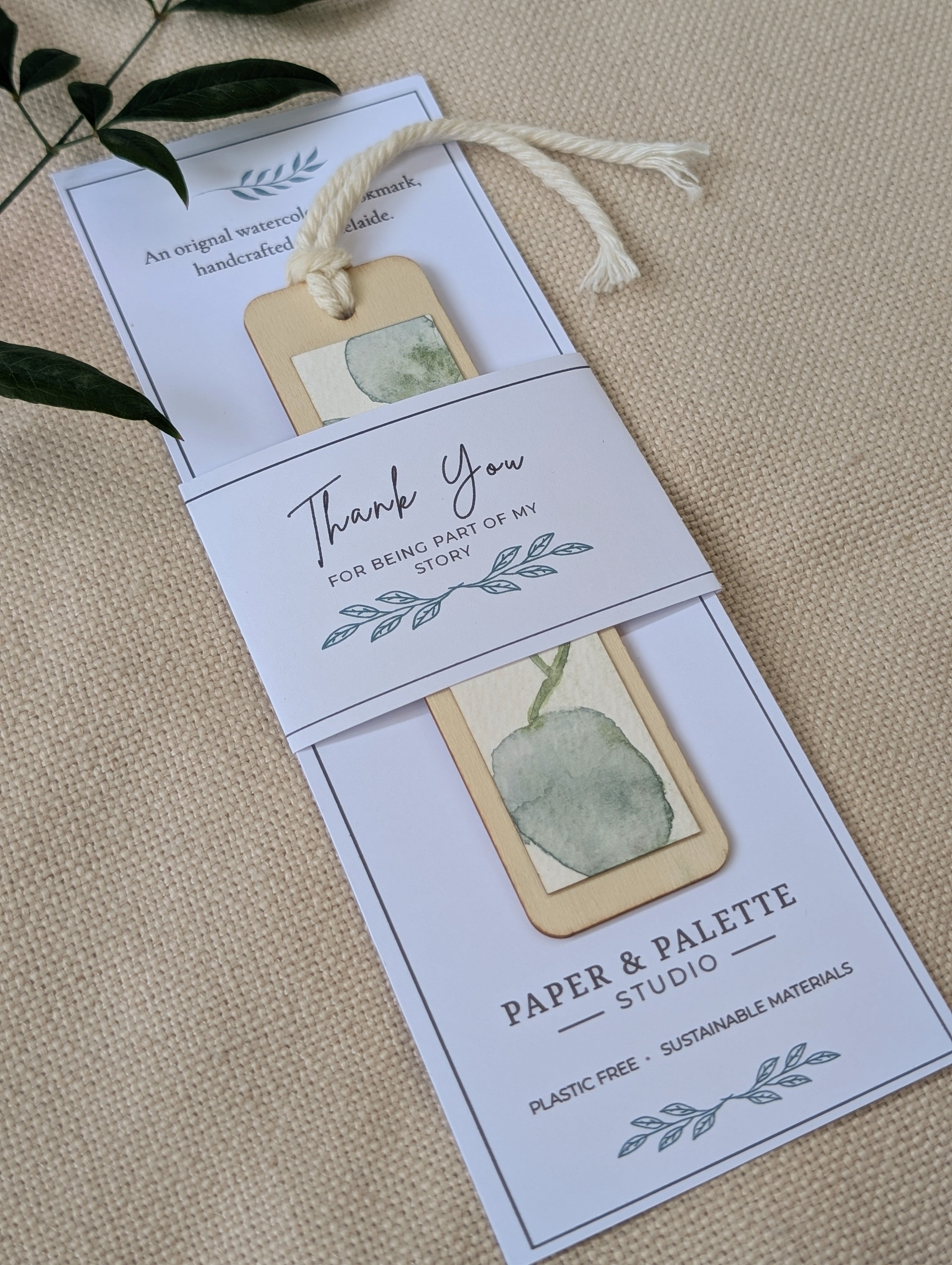 Teacher Thank You Gift | Original Watercolour Bookmark | Handmade in Adelaide